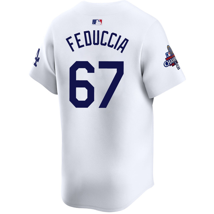 Hunter Feduccia Los Angeles Dodgers Home Limited World Series Champions Jersey
