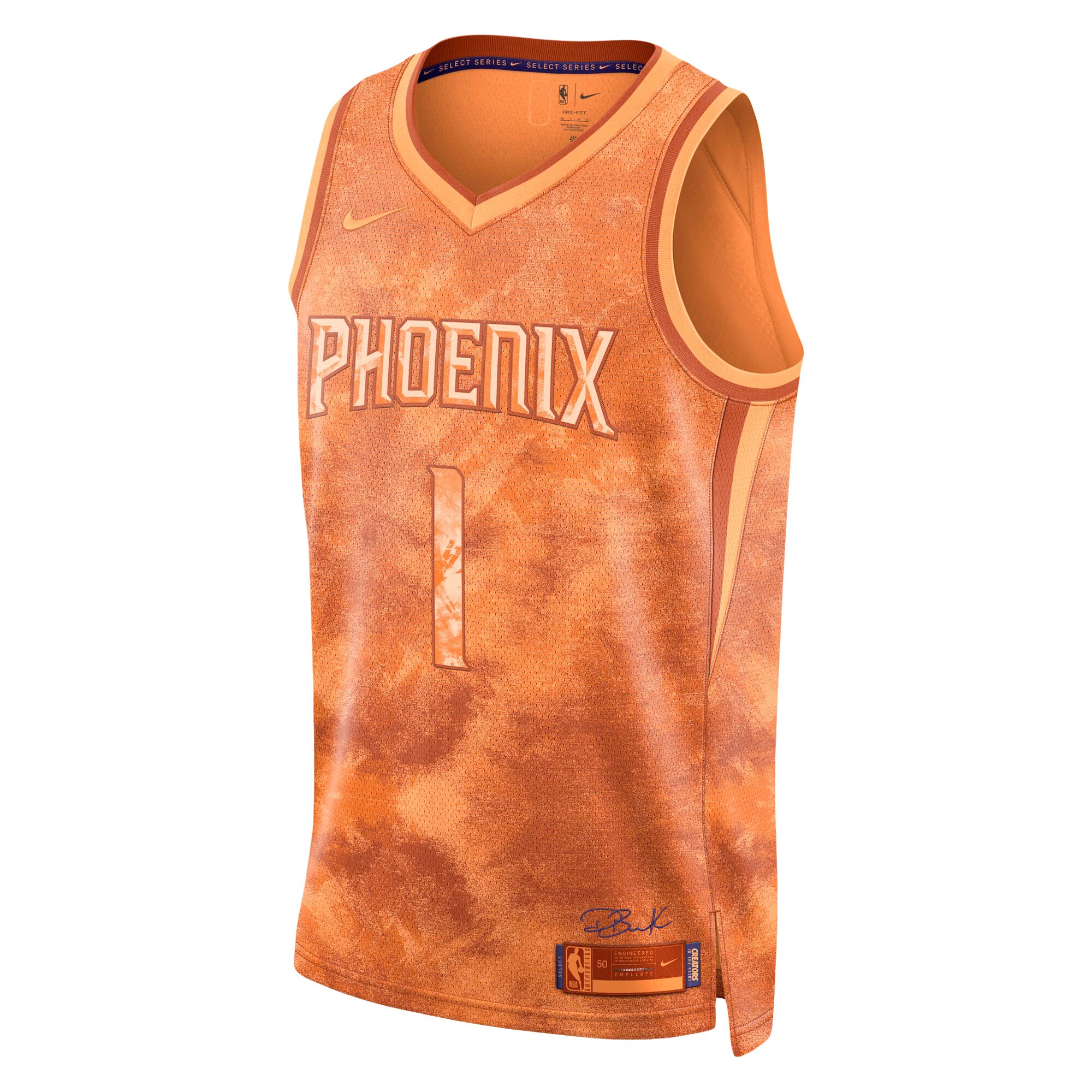 Devin Booker Phoenix Suns Unisex Select Series Swingman Jersey - Orange