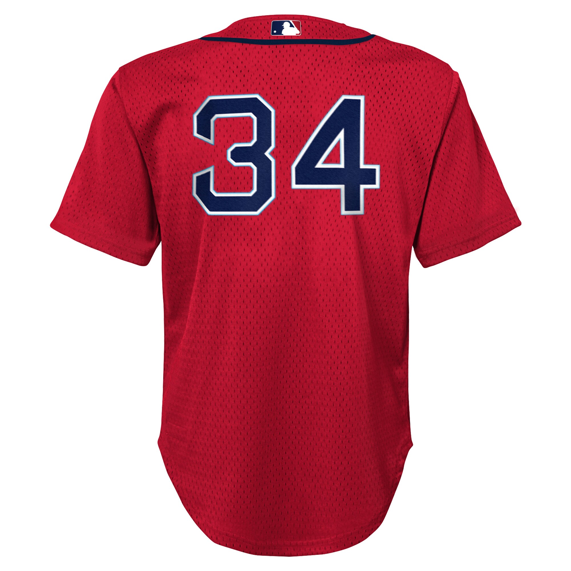 David Ortiz Boston Red Sox Mitchell & Ness Toddler Cooperstown CollectionMesh Batting Practice Jersey - Red