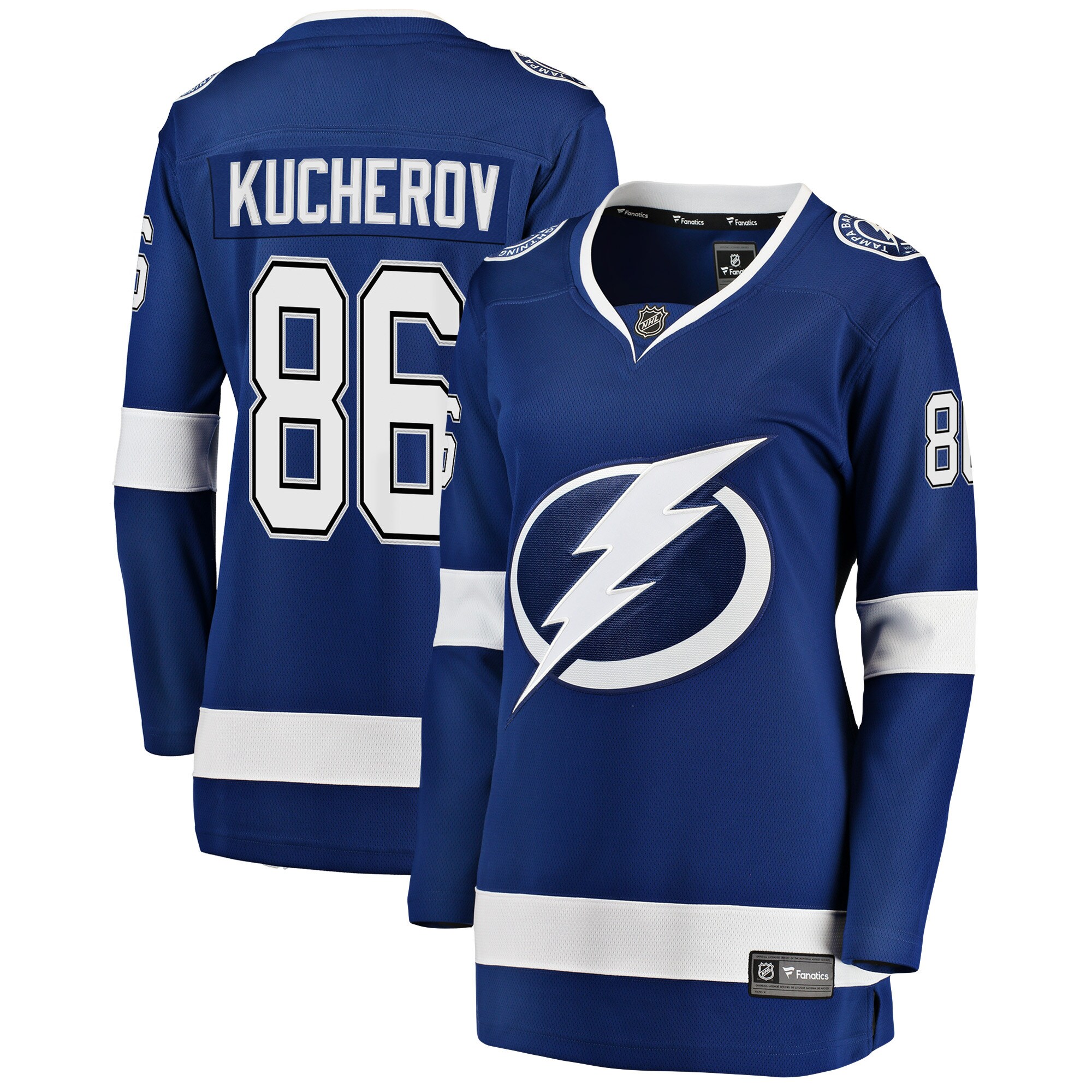 Nikita Kucherov Tampa Bay Lightning Fanatics Women's Premier Breakaway Player Jersey - Blue
