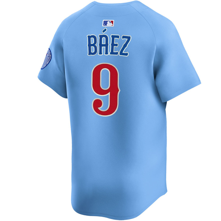 Javier Báez Chicago Cubs Youth Blues Alternate Limited Jersey