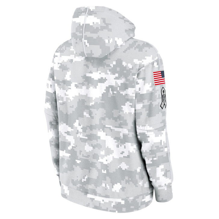 Seattle Seahawks 2024 Salute to Service Club Fleece Pullover Hoodie - Arctic Camo
