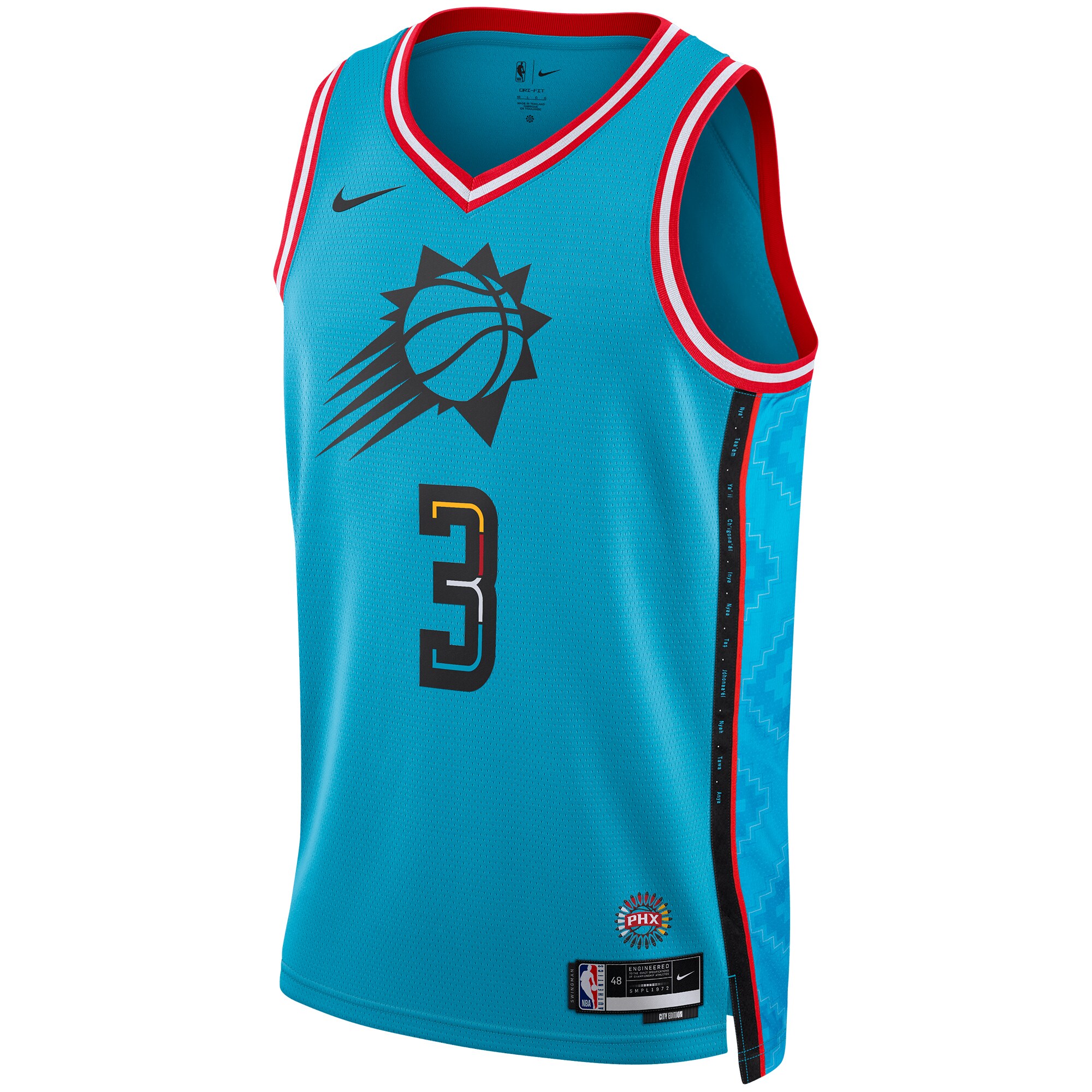 Chris Paul Phoenix Suns Unisex 2022\/23 Swingman Jersey - City Edition - Turquoise