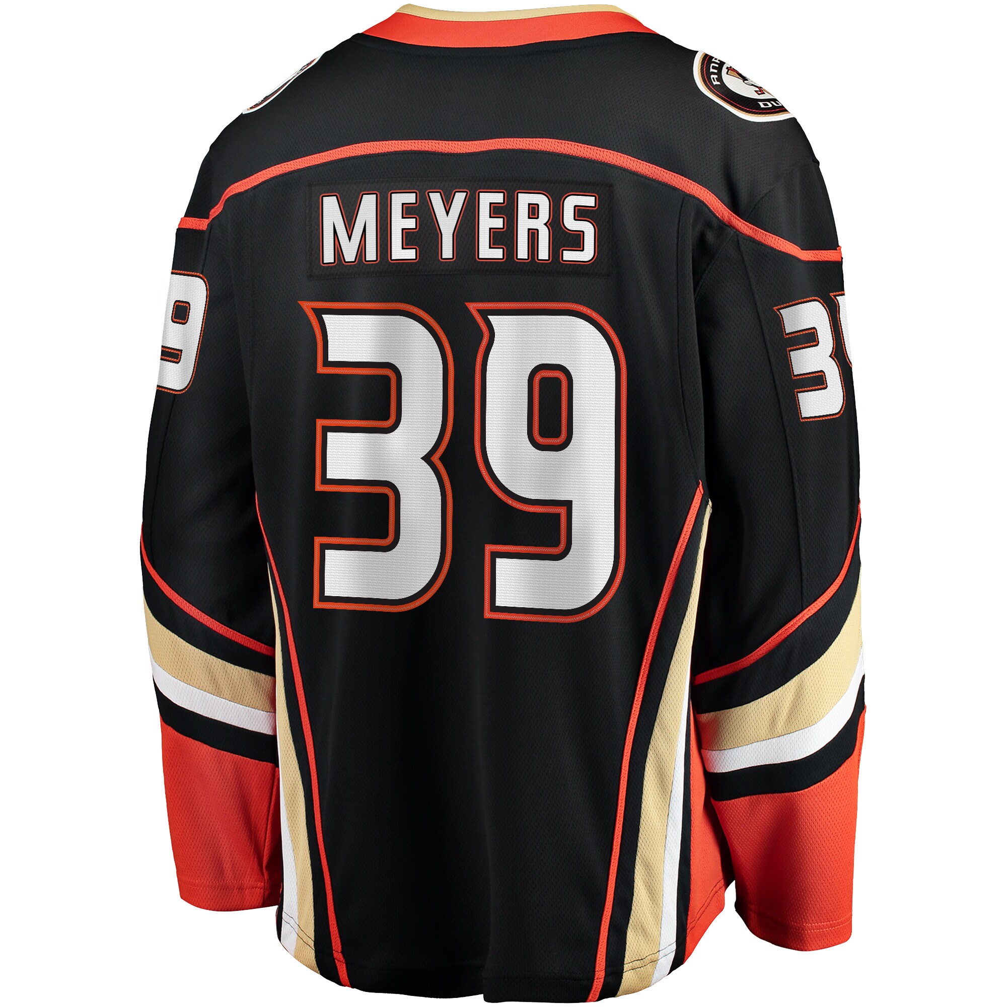 Ben Meyers Anaheim Ducks Fanatics Home Premier Breakaway Player Jersey - Black