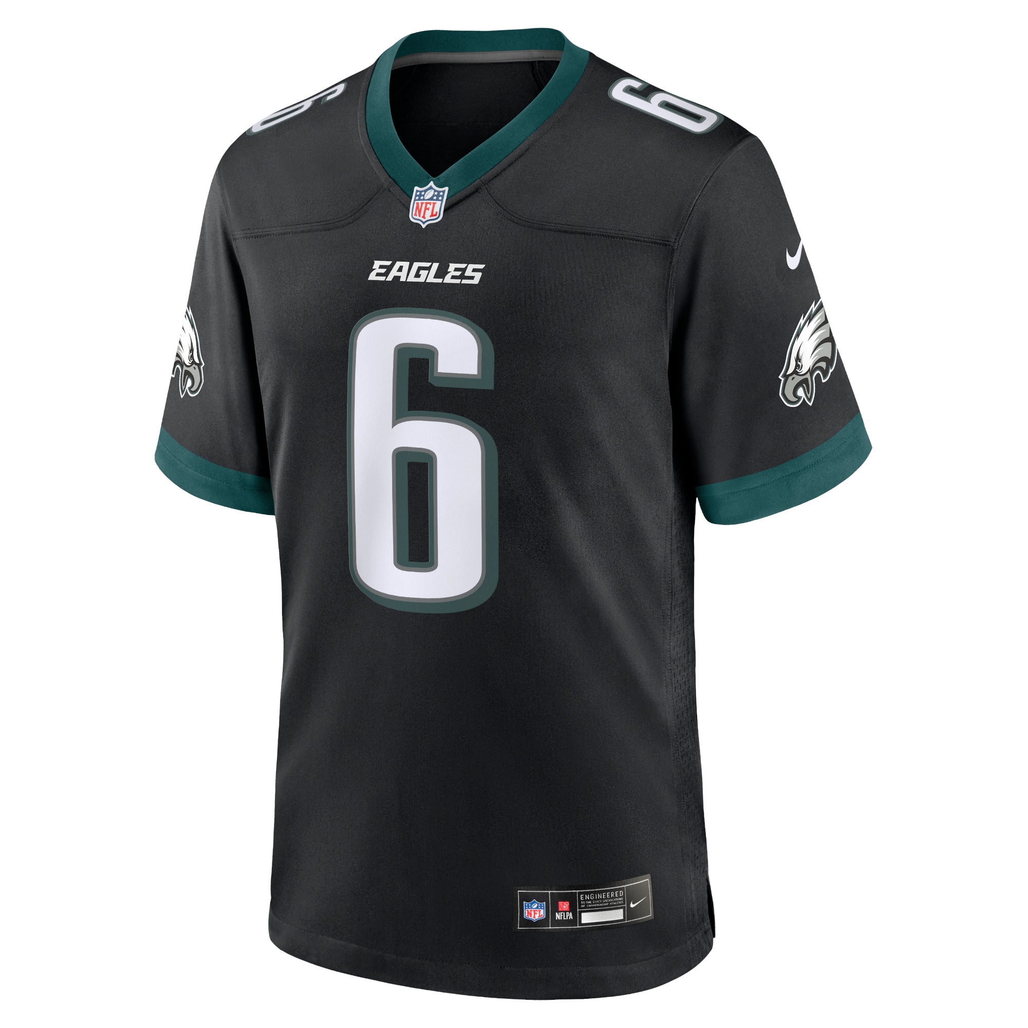 DeVonta Smith Philadelphia Eagles  Alternate Game Jersey - Black