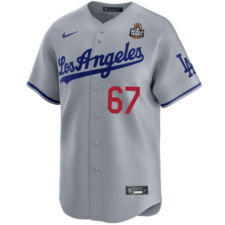 Hunter Feduccia Los Angeles Dodgers Road Limited World Series Jersey