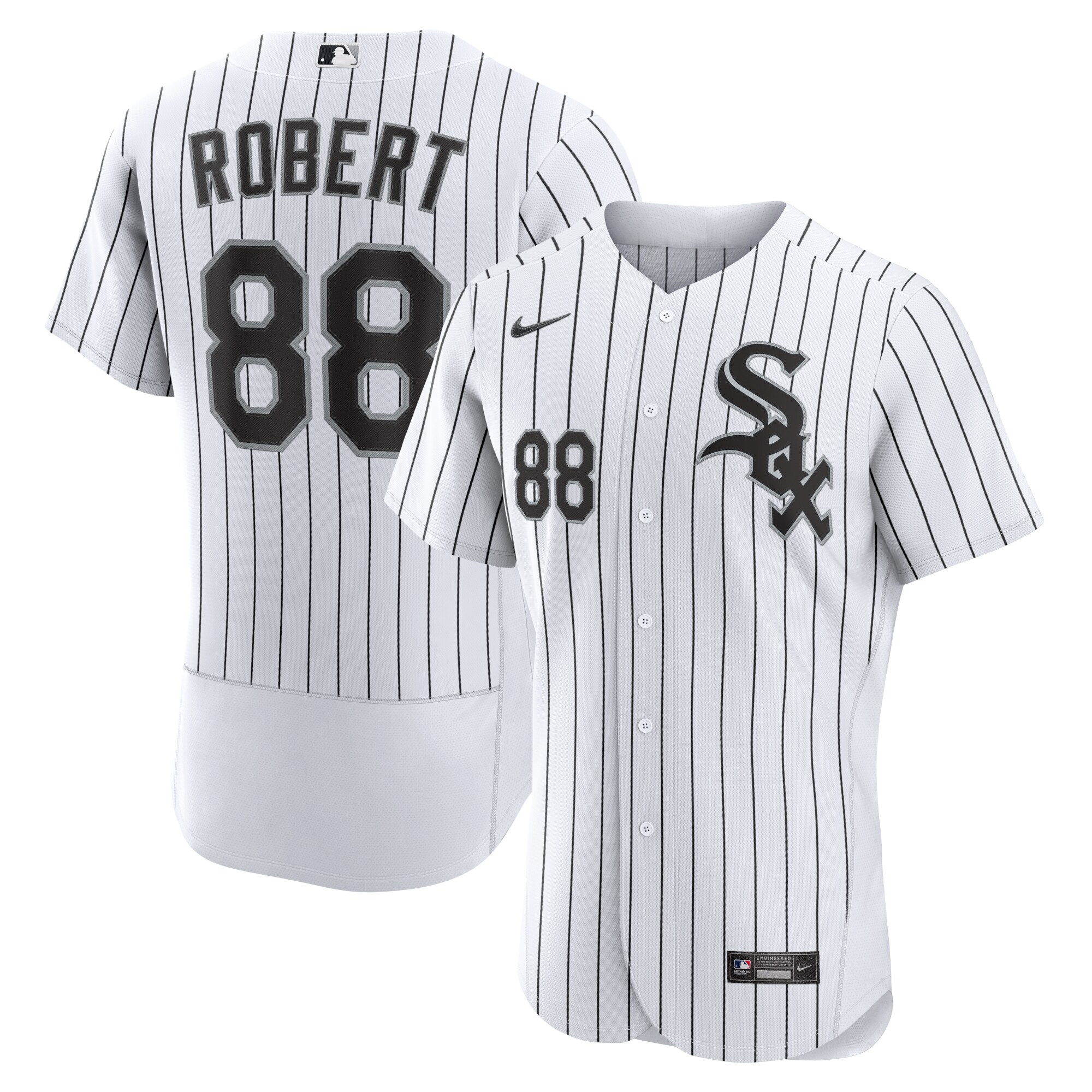 Luis Robert Chicago White Sox Home Authentic Player Jersey - White\/Black