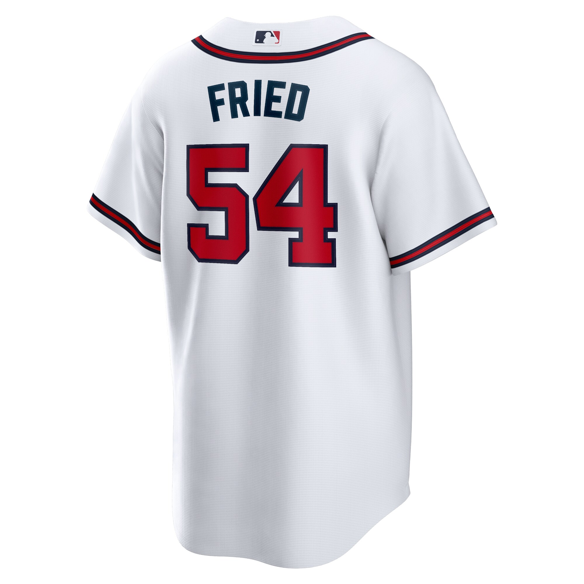 Max Fried Atlanta Braves  Home Replica Player Jersey - White