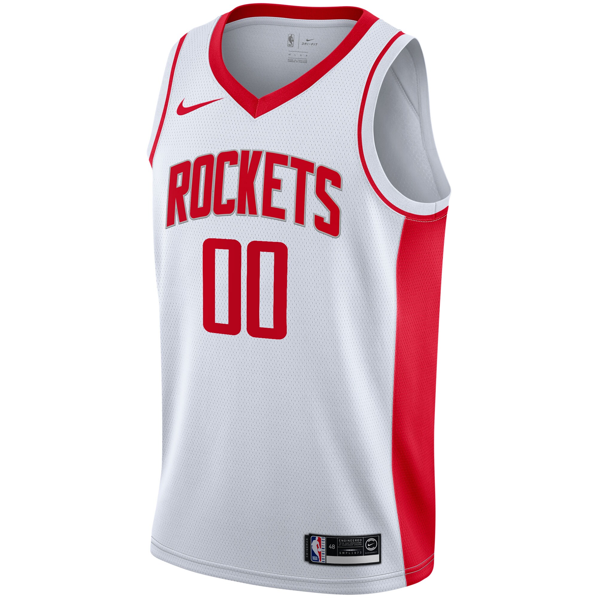 Houston Rockets 2020\/21 Swingman Custom Jersey - Association Edition - White