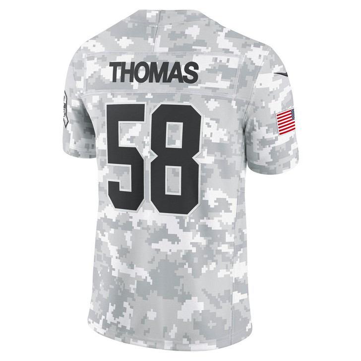 Derrick Thomas Kansas City Chiefs 2024 Salute to Service Retired Player Limited Jersey - Arctic Camo
