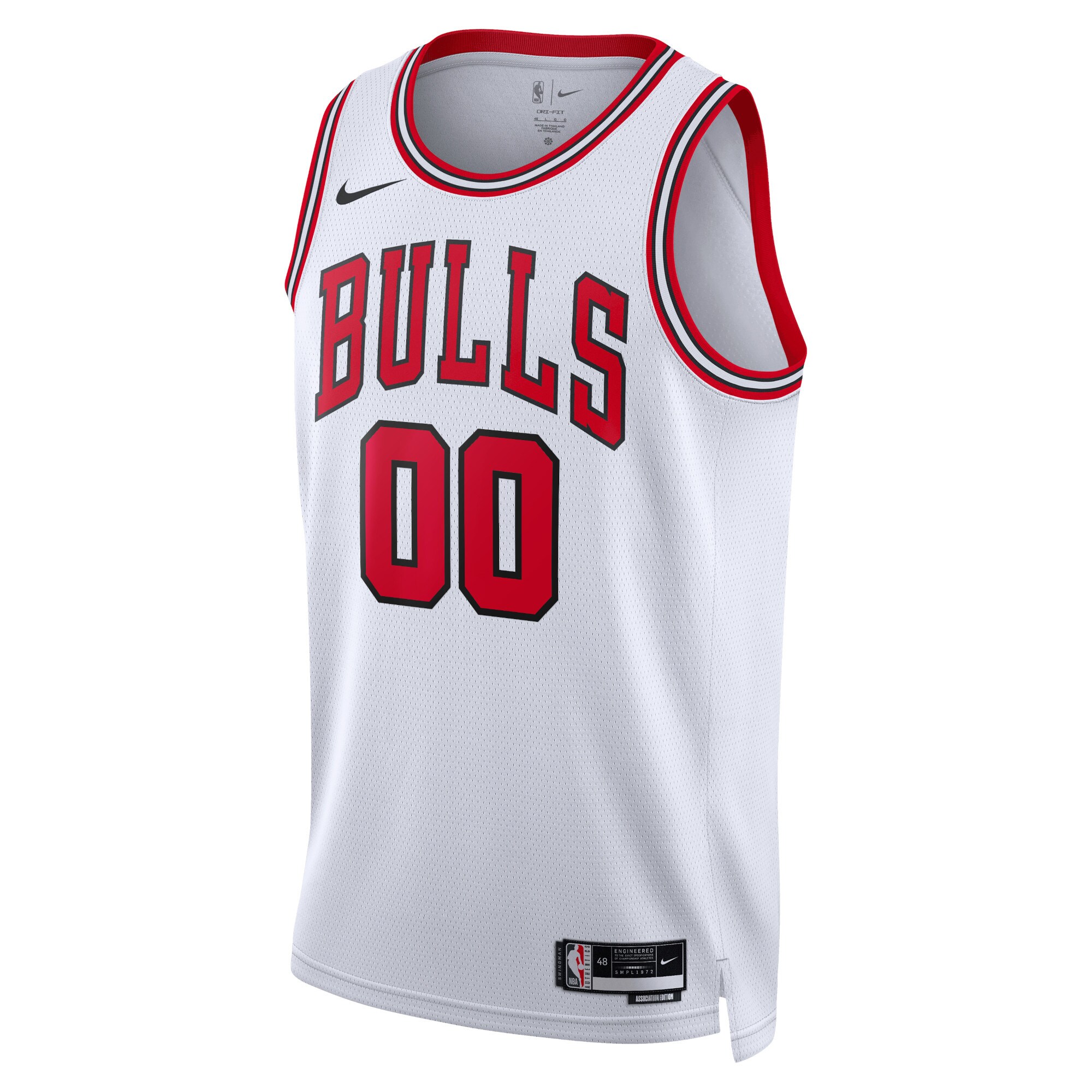 Chicago Bulls Unisex Swingman Custom Jersey White - Association Edition