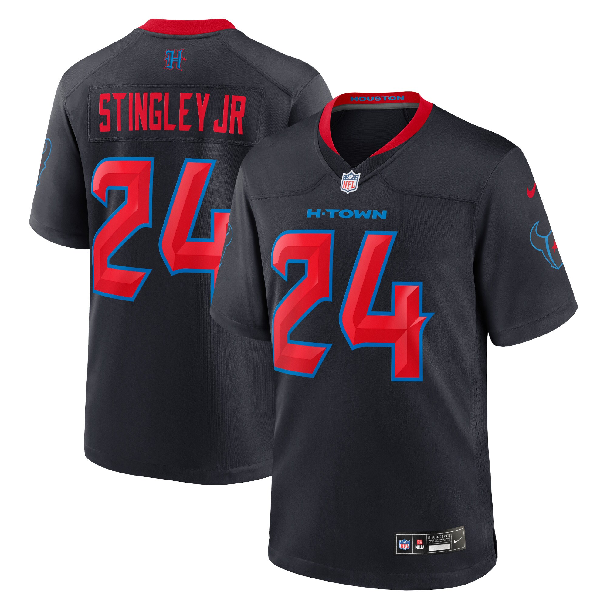 Derek Stingley Jr. Houston Texans  2nd Alternate Game Jersey - Navy