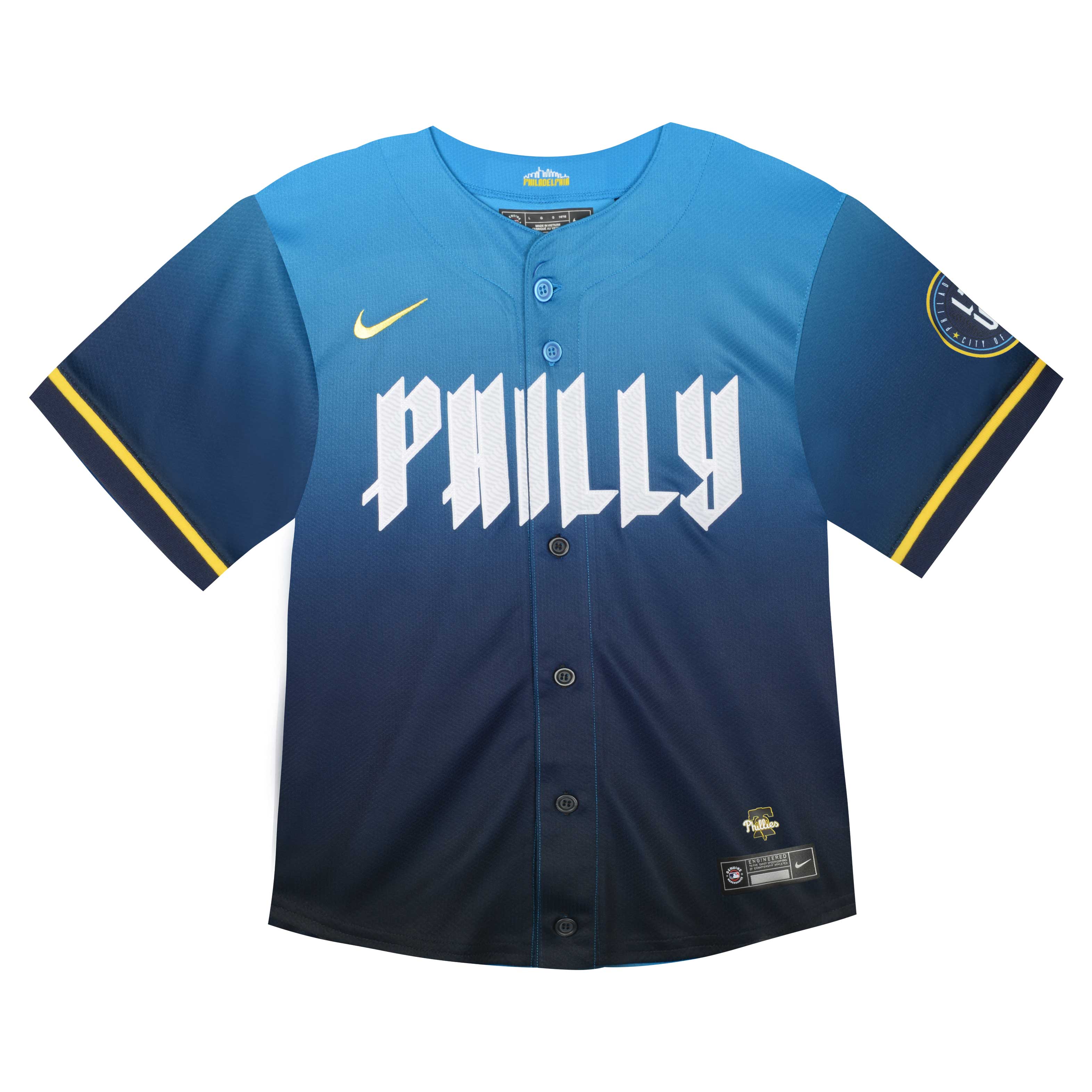 Bryce Harper Philadelphia Phillies Infant 2024 City Connect Limited Player Jersey - Blue