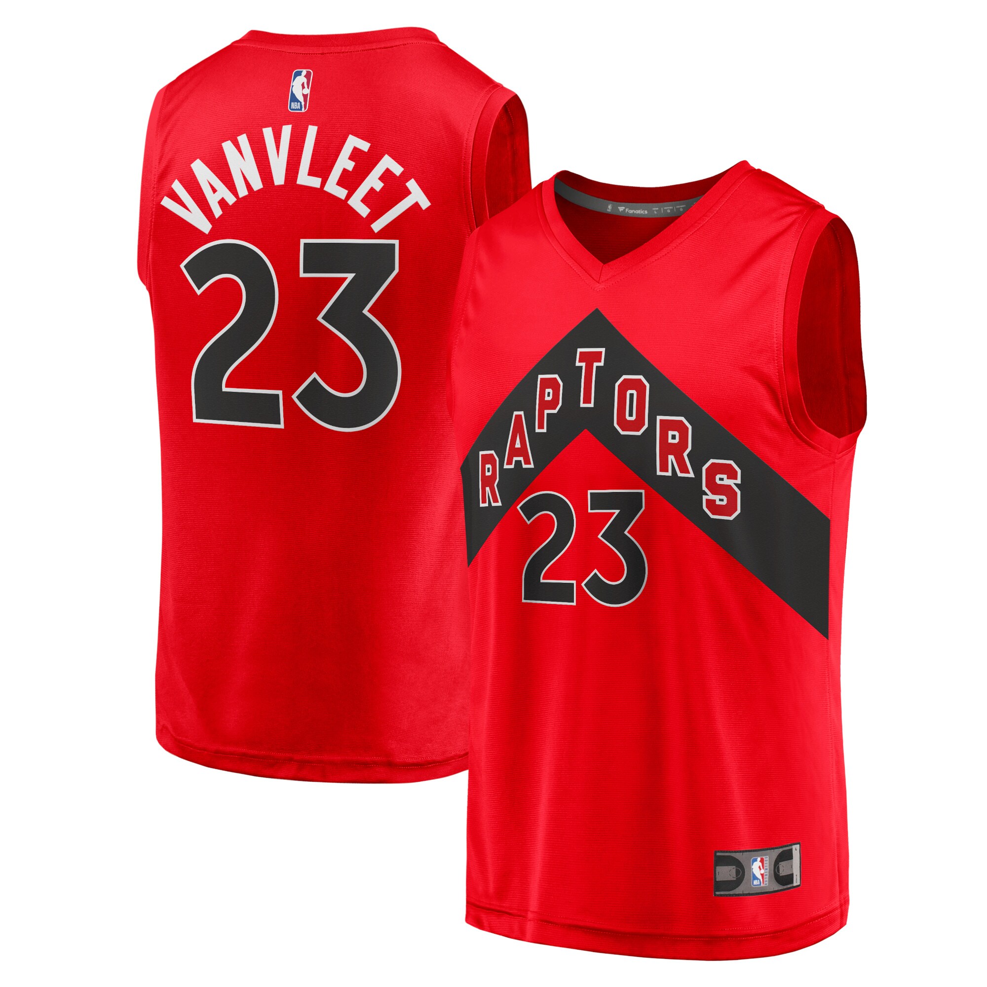 Fred VanVleet Toronto Raptors Fanatics Fast Break Replica Jersey - Icon Edition - Red