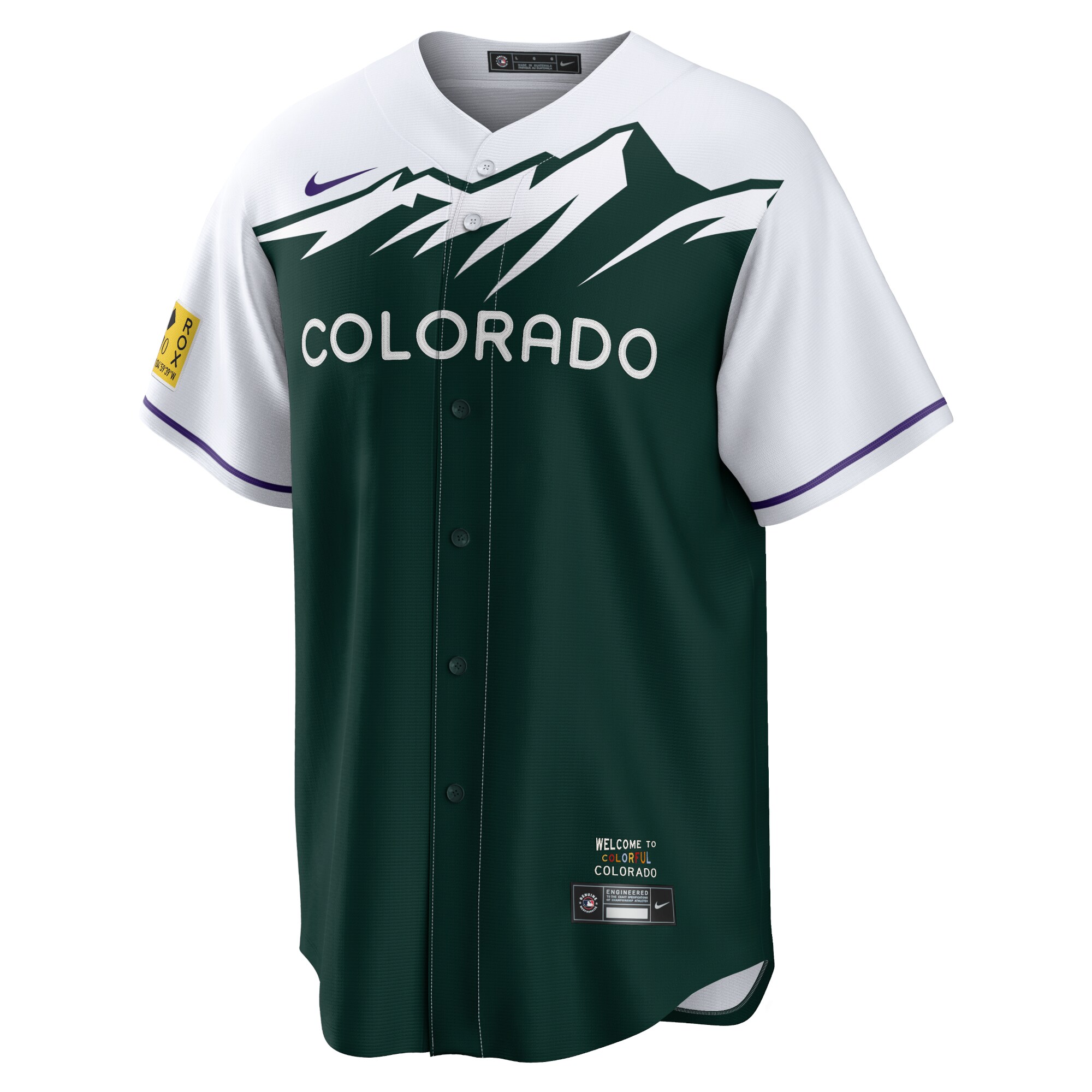 Ryan McMahon Colorado Rockies City Connect Replica Player Jersey - White\/Forest Green