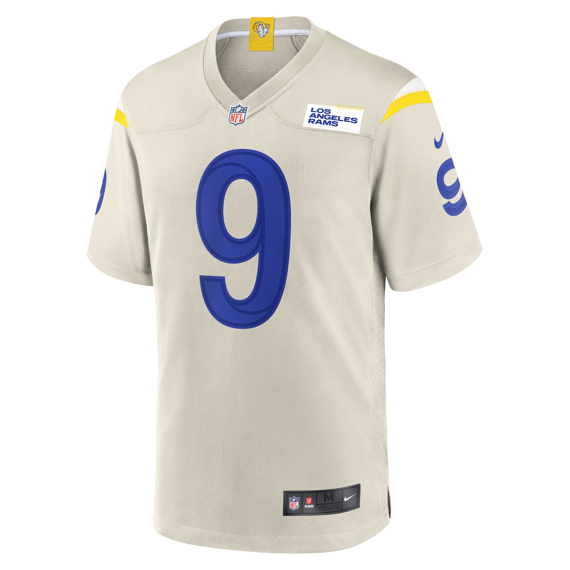 Matthew Stafford Los Angeles Rams  Game Jersey - Bone
