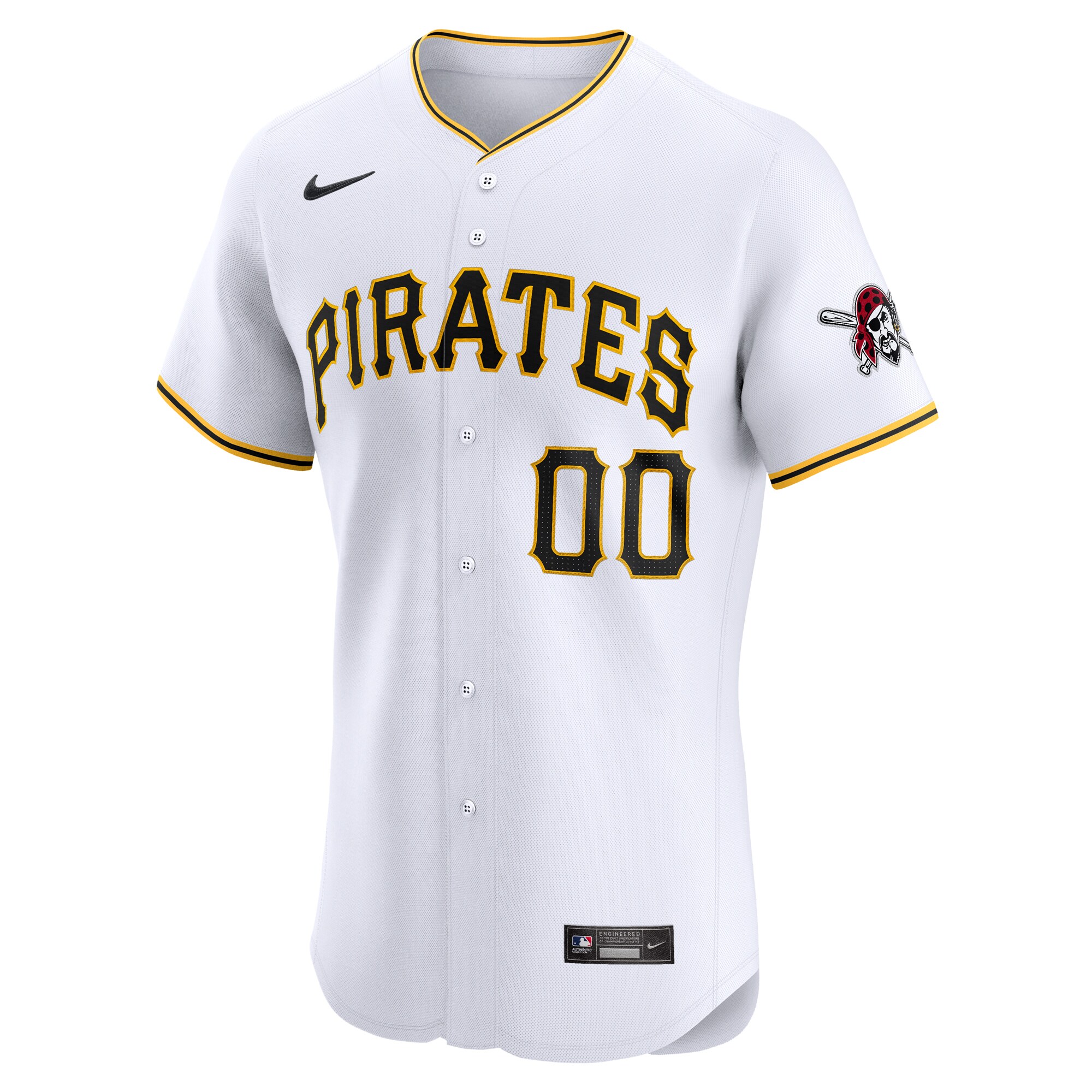 Pittsburgh Pirates  Home Elite Custom Jersey - White