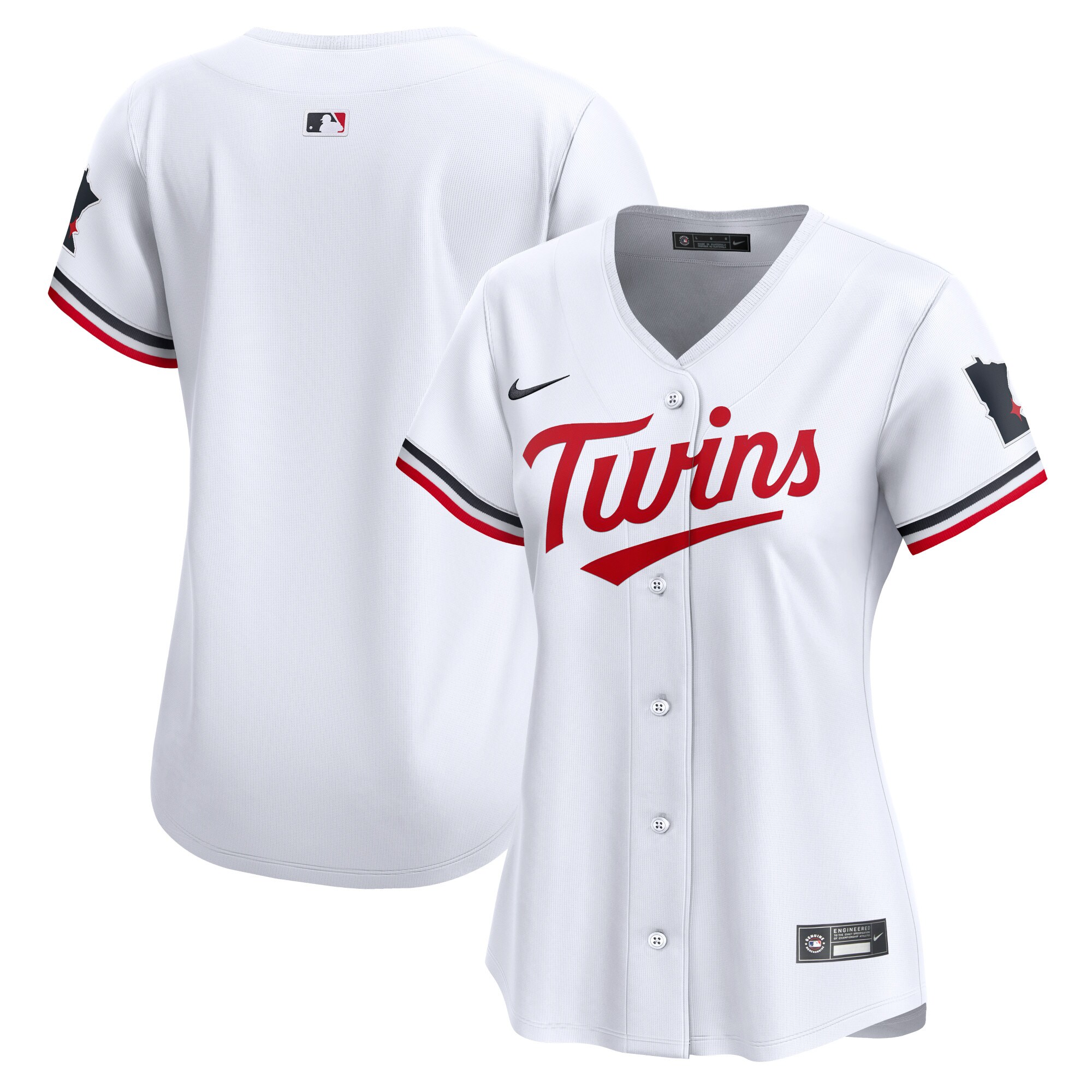 Minnesota Twins  Women's Home Limited Jersey - White