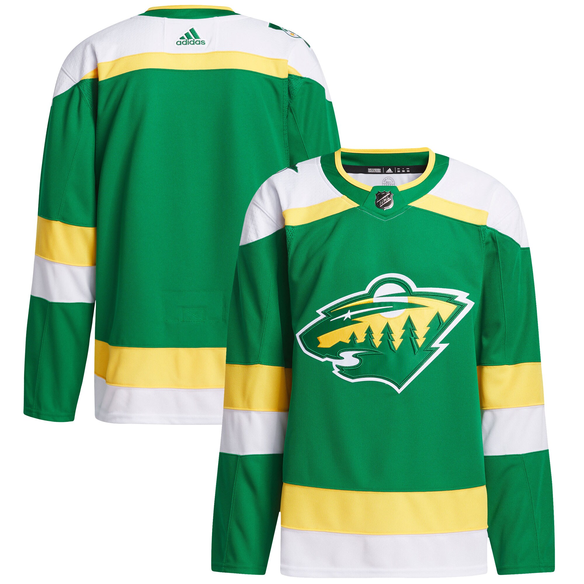 Minnesota Wild adidas 2023\/24 Alternate Primegreen Authentic Jersey Green