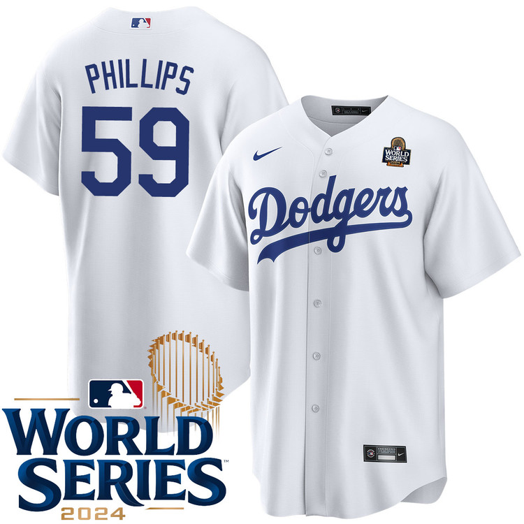 Evan Phillips Los Angeles Dodgers Home World Series Jersey