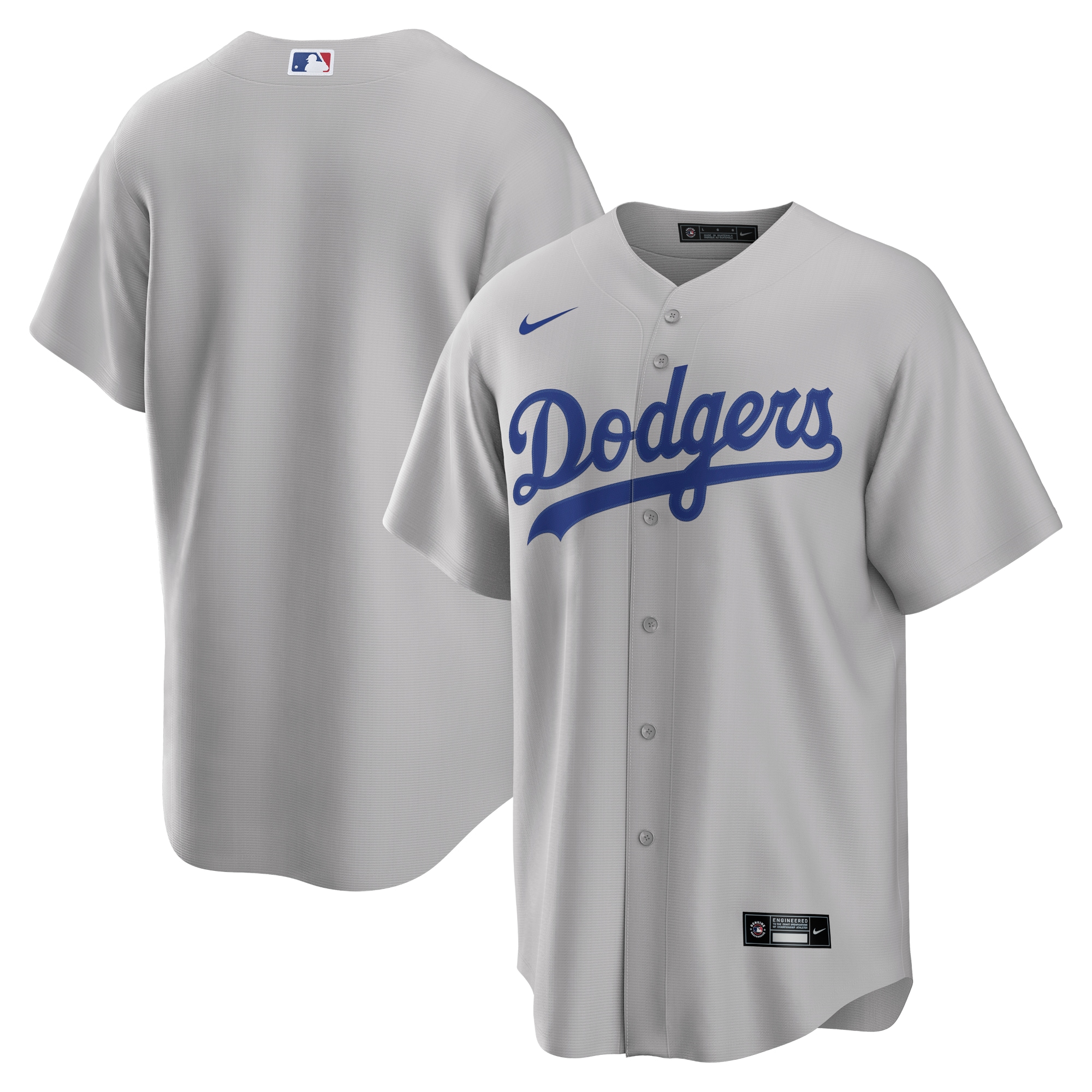 Los Angeles Dodgers  Alternate Replica Team Jersey - Gray