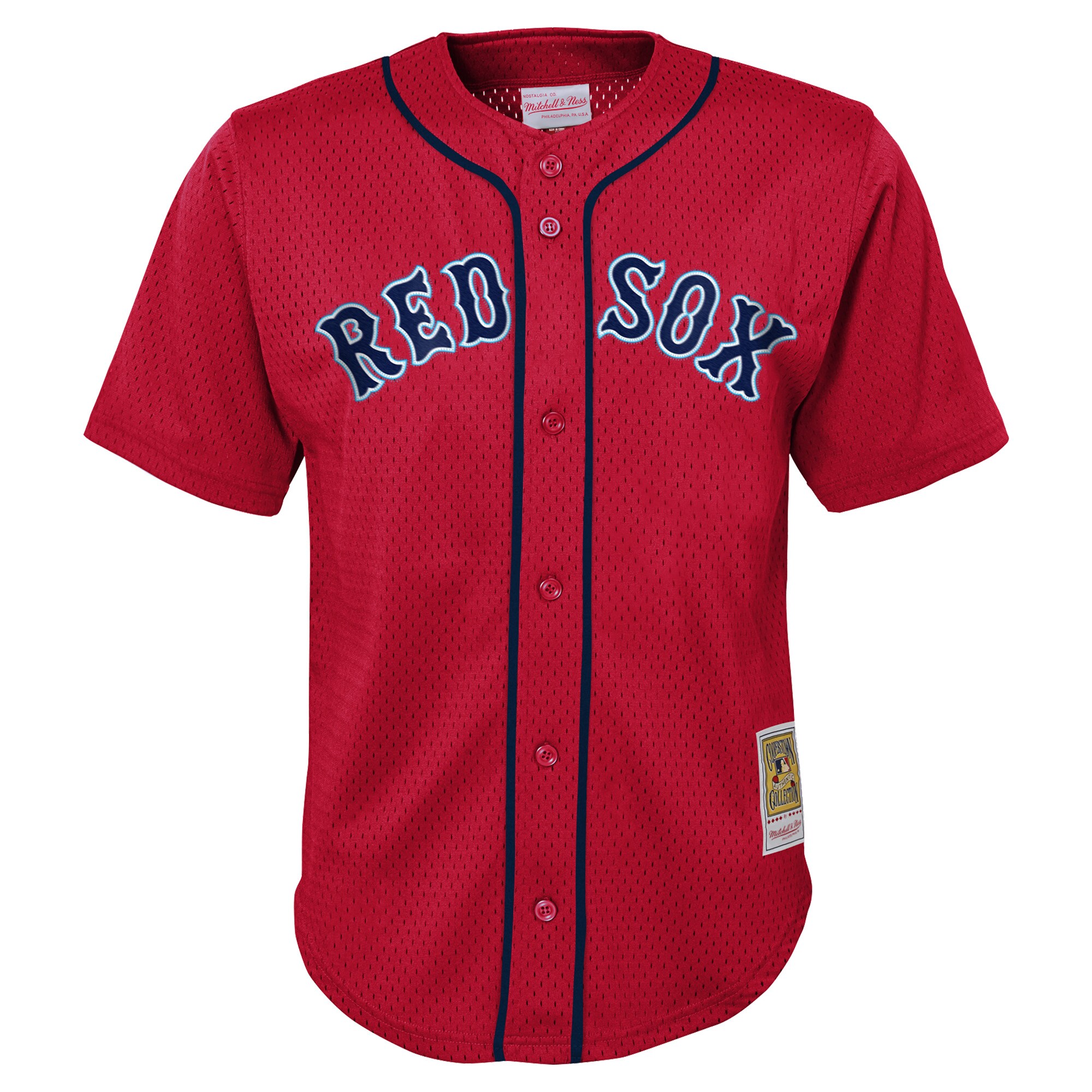 David Ortiz Boston Red Sox Mitchell & Ness Toddler Cooperstown CollectionMesh Batting Practice Jersey - Red