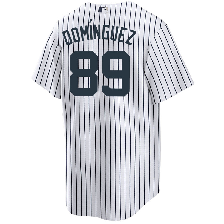 Jasson Dominguez New York Yankees Home World Series Jersey