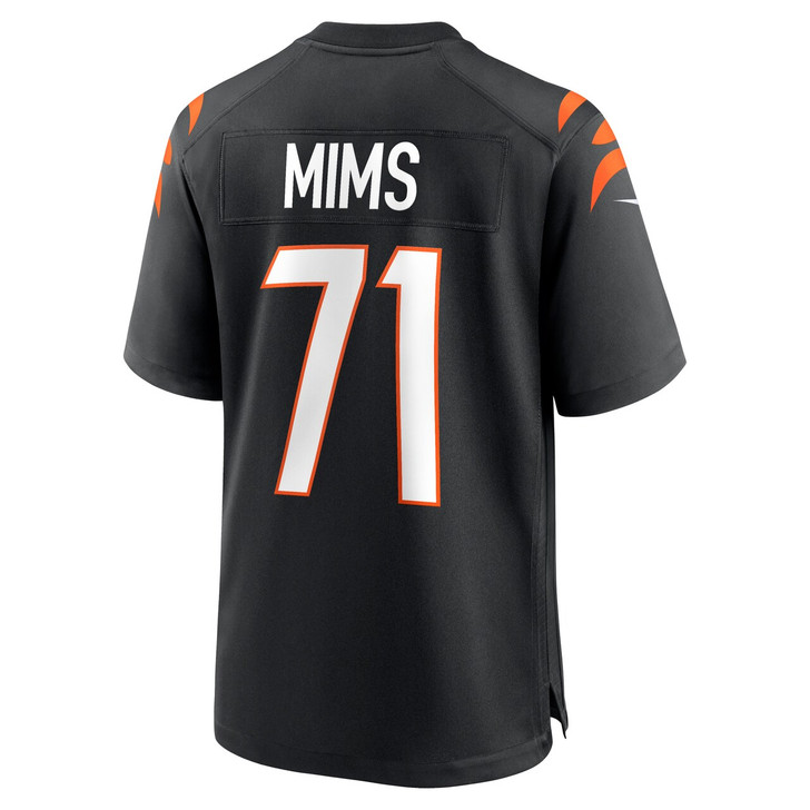 Amarius Mims Cincinnati Bengals 2024 First Round Pick Player Game Jersey - Black