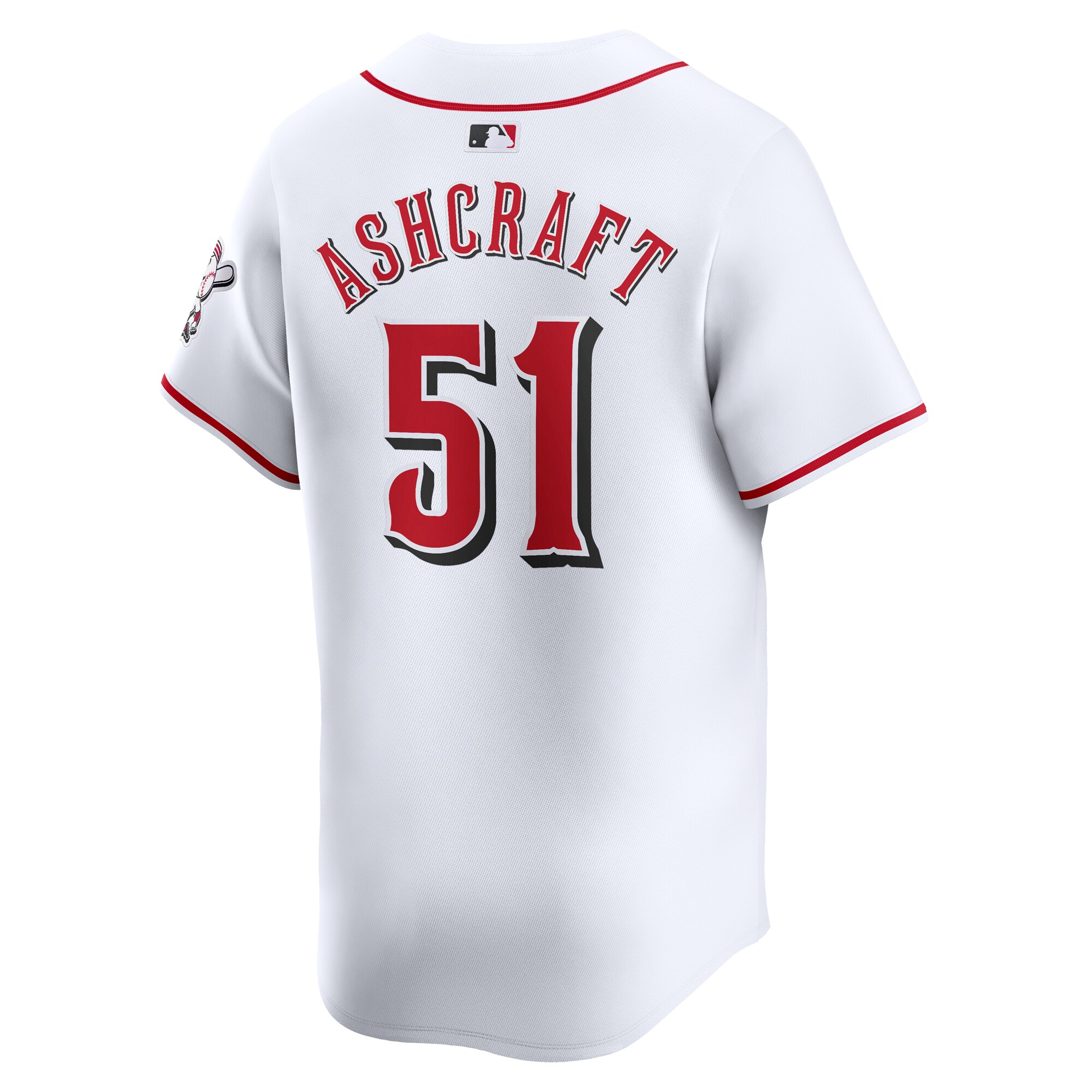 Graham Ashcraft Cincinnati Reds  Home Limited Player Jersey - White