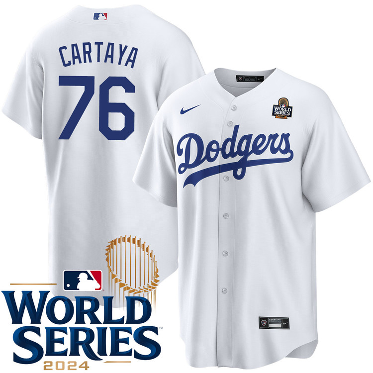 Diego Cartaya Los Angeles Dodgers Home World Series Jersey