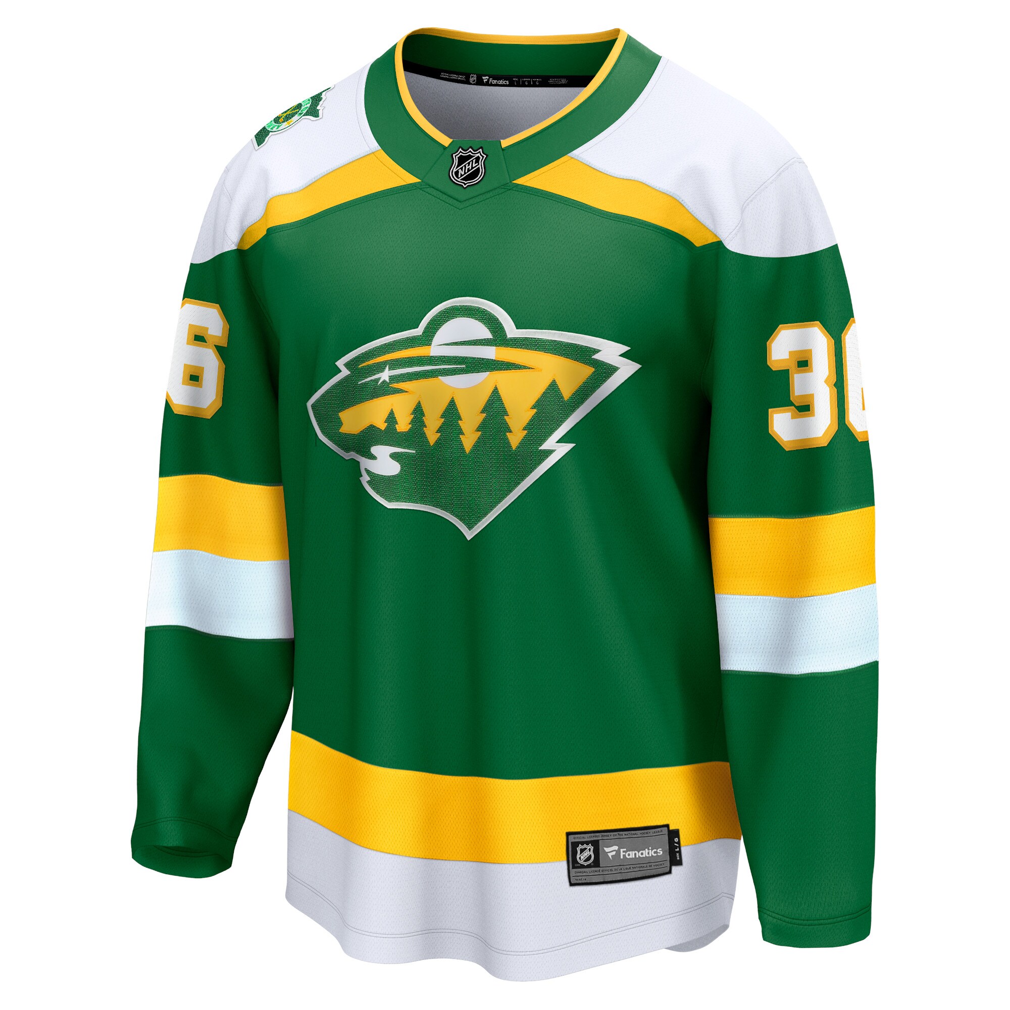 Mats Zuccarello Minnesota Wild Fanatics Alternate Premier Breakaway Player Jersey - Green