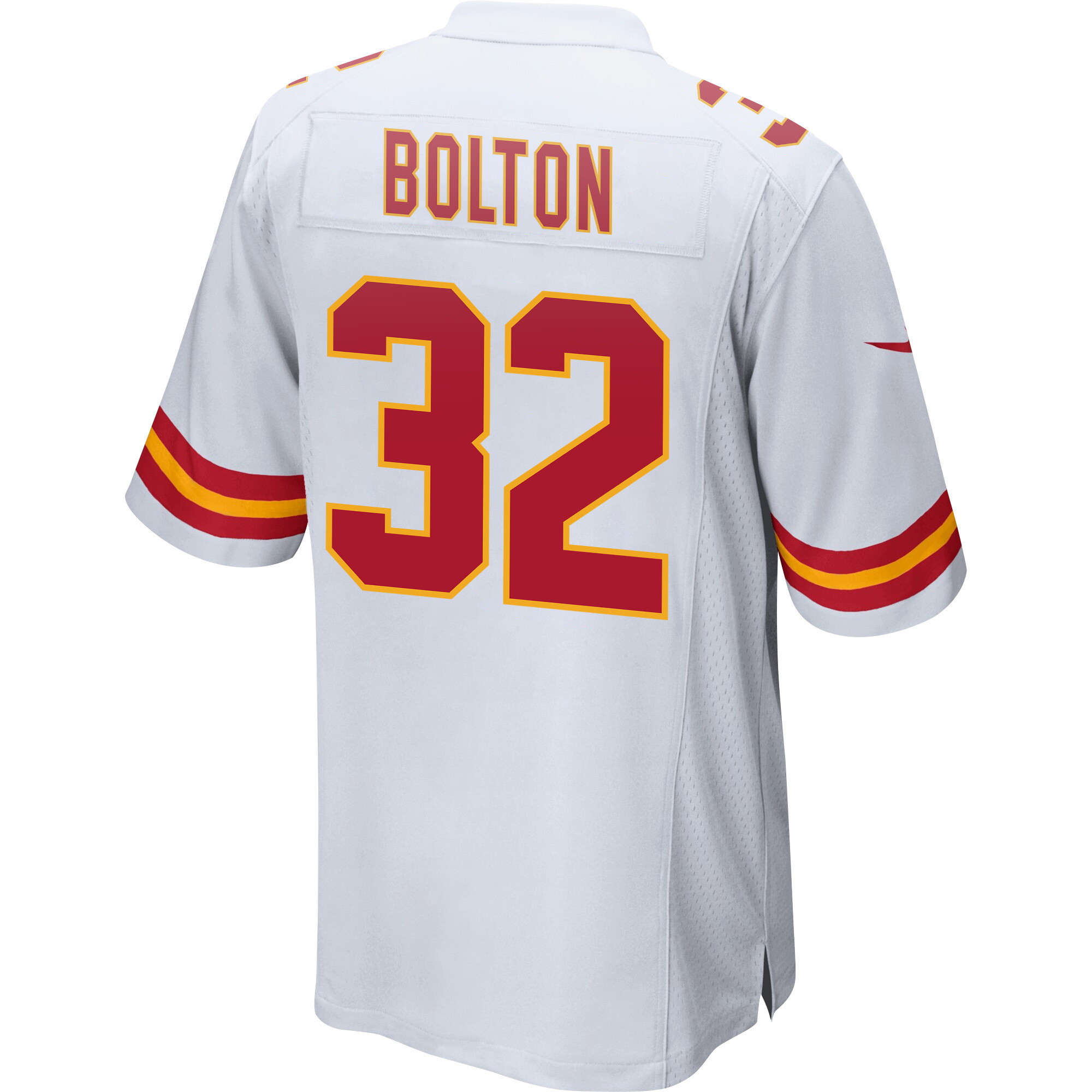 Nick Bolton 32 Kansas City Chiefs Super Bowl LVII Champions Men Game Jersey - White