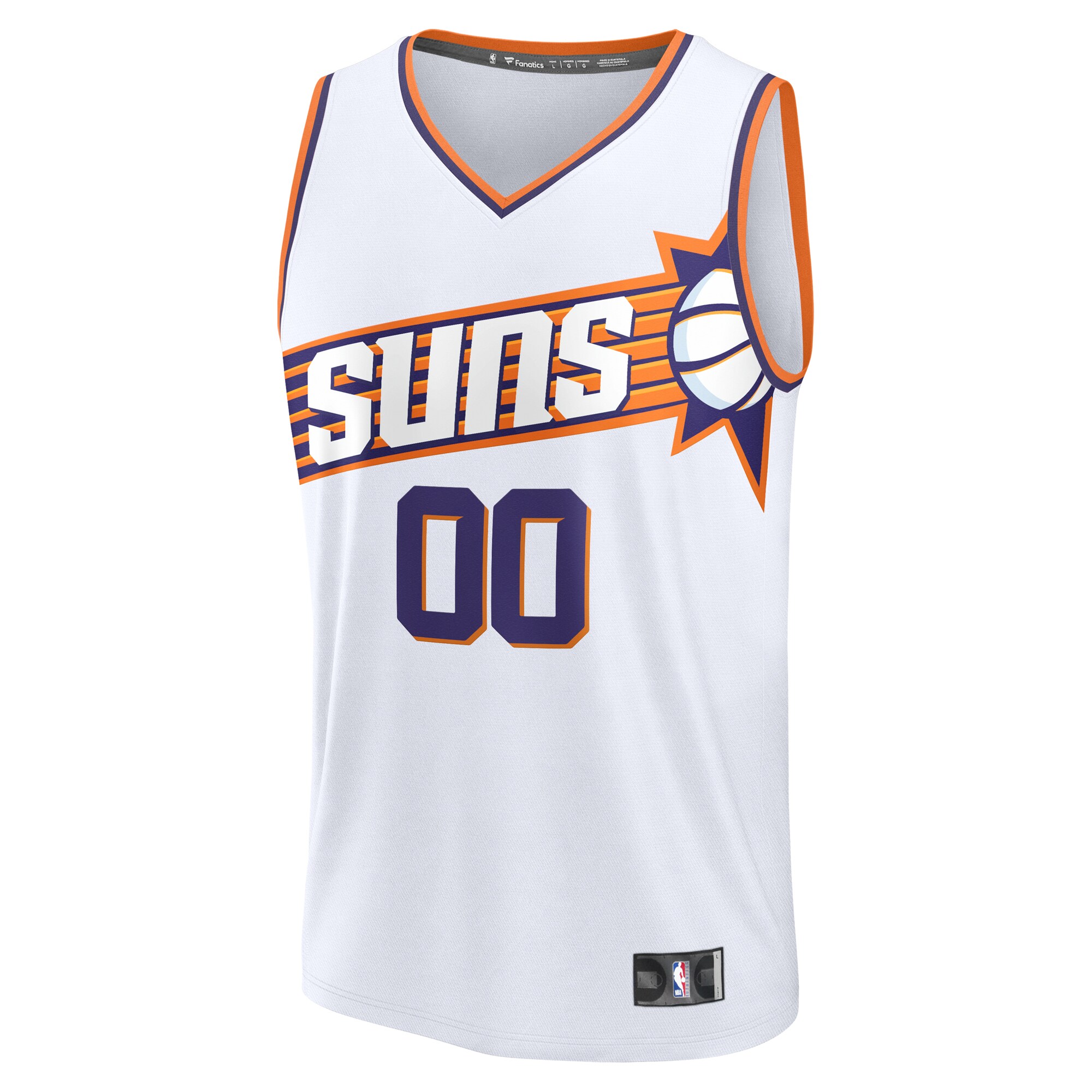 Phoenix Suns Fanatics Youth Custom Fast Break Jersey - White - Association Edition