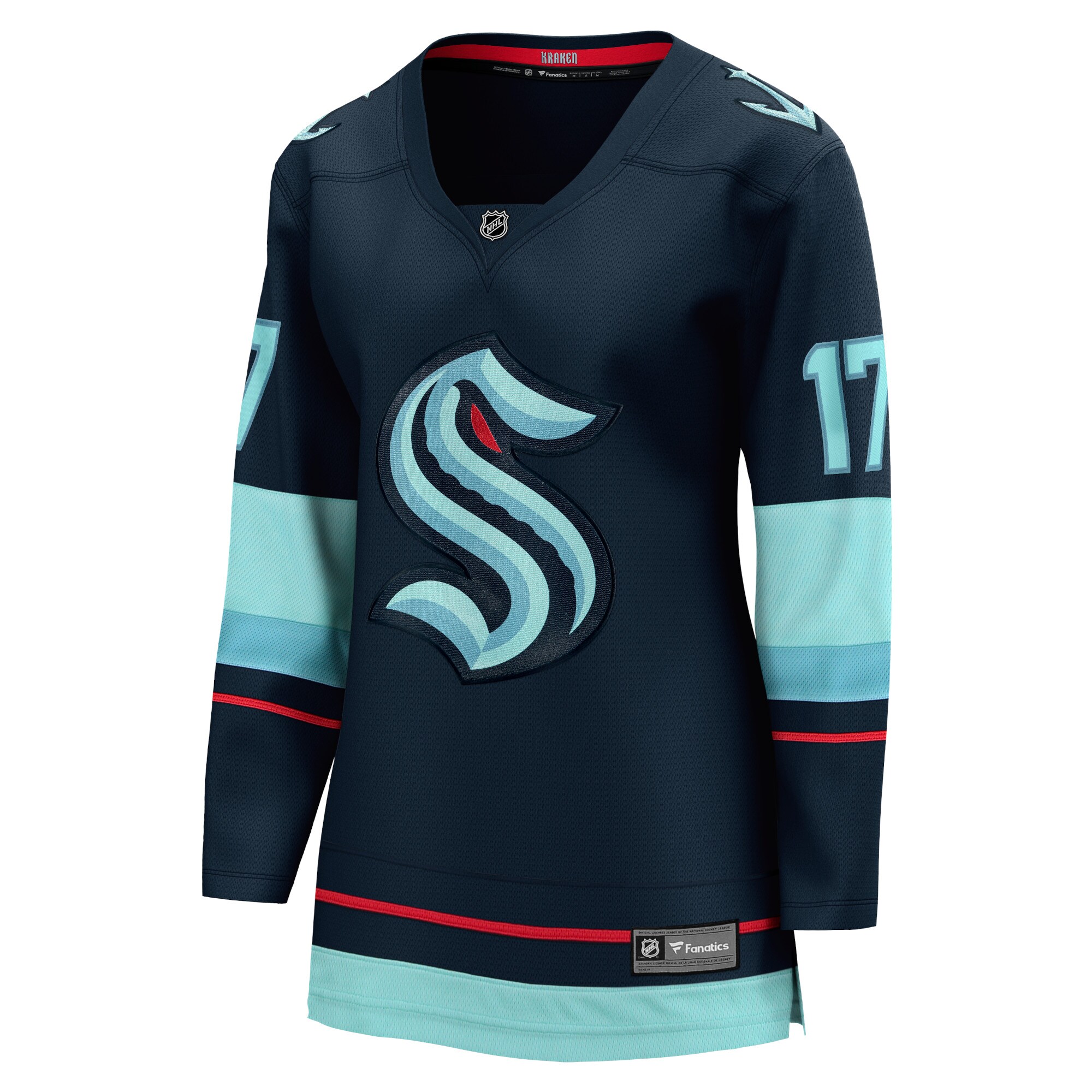 Jaden Schwartz Seattle Kraken Fanatics Women's Home Breakaway Player Jersey - Navy