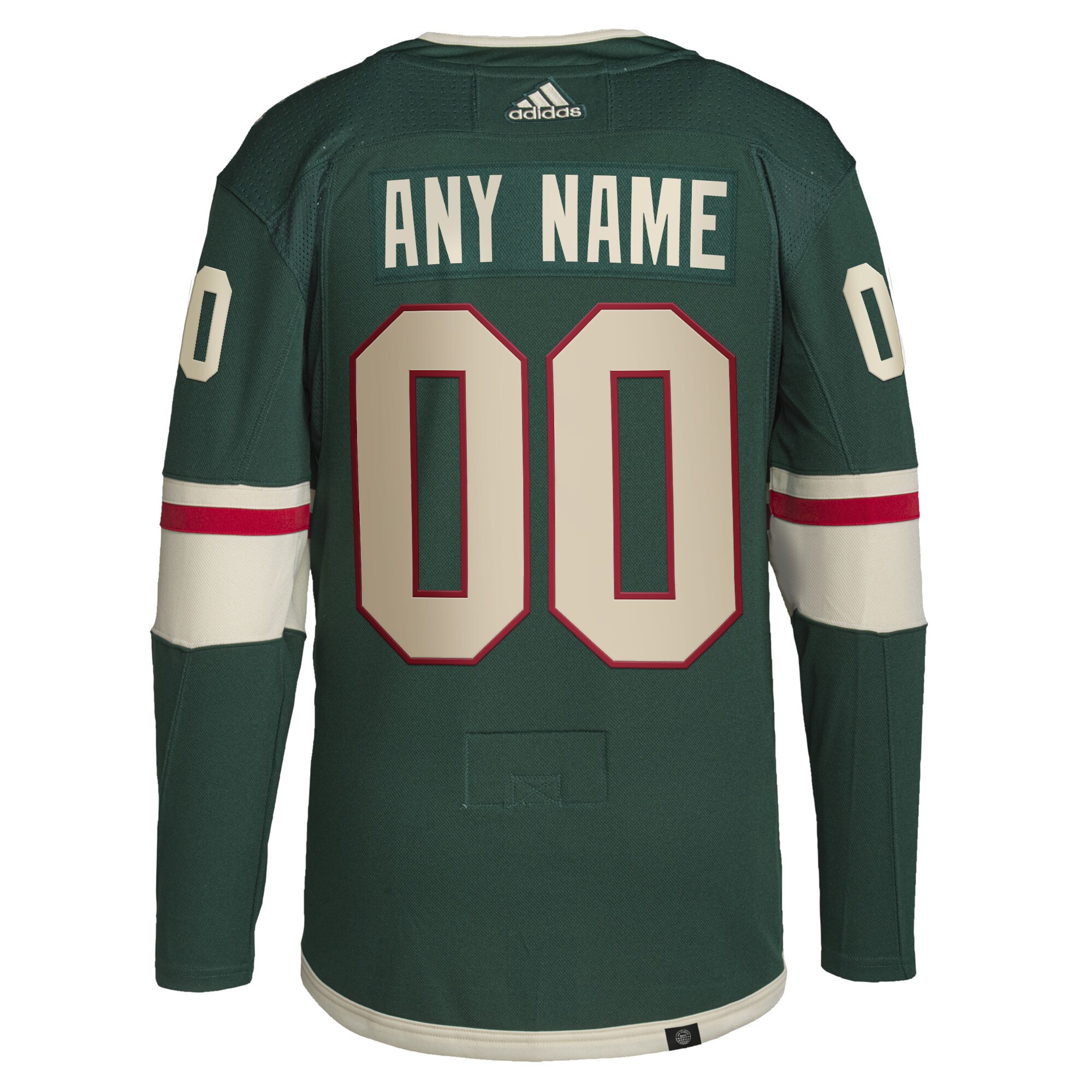 Minnesota Wild adidas  Home  Primegreen Authentic Custom Jersey - Green