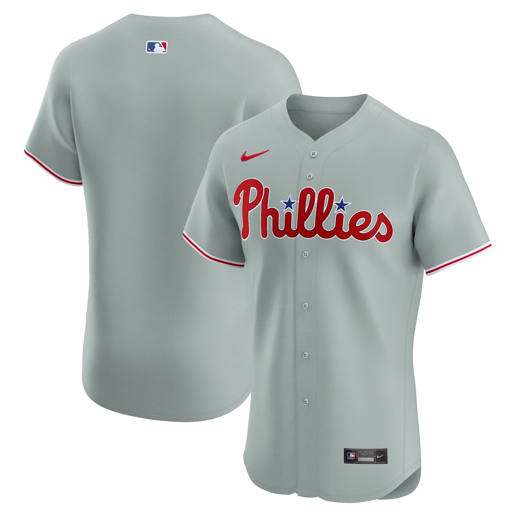 Philadelphia Phillies  Road Elite Jersey - Gray