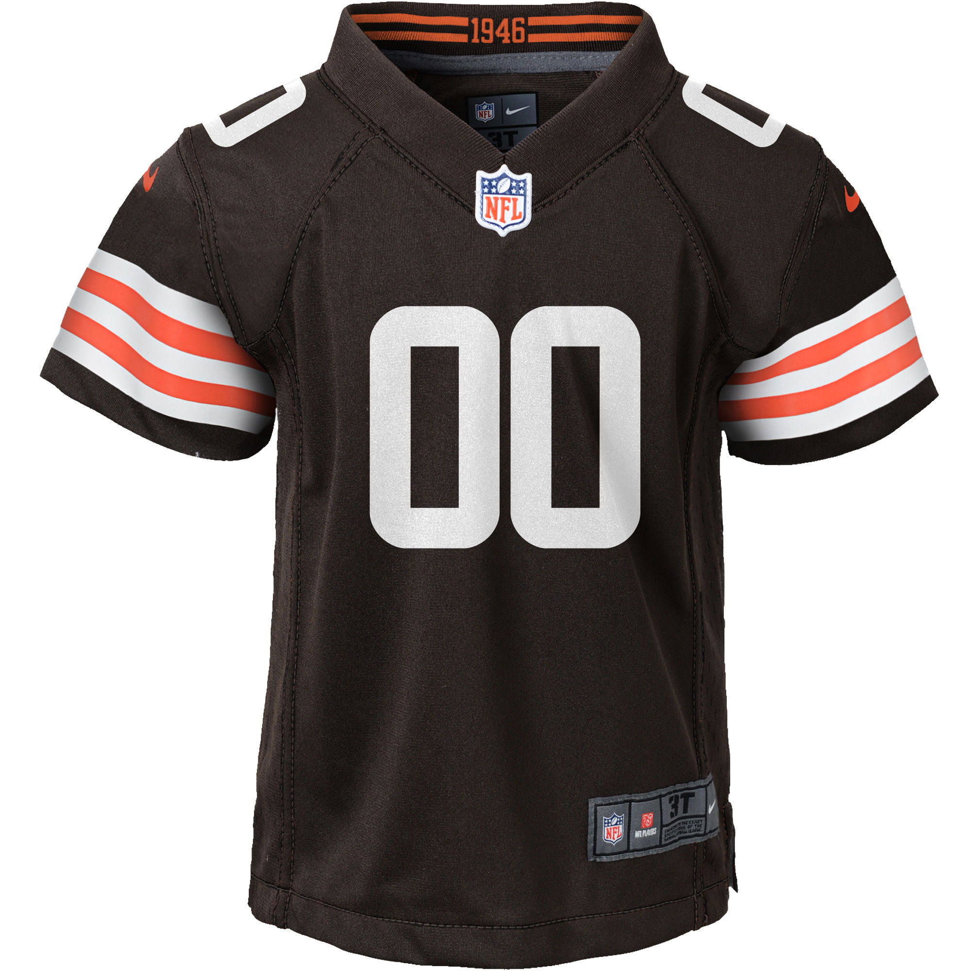Cleveland Browns Custom Game Jersey - Brown