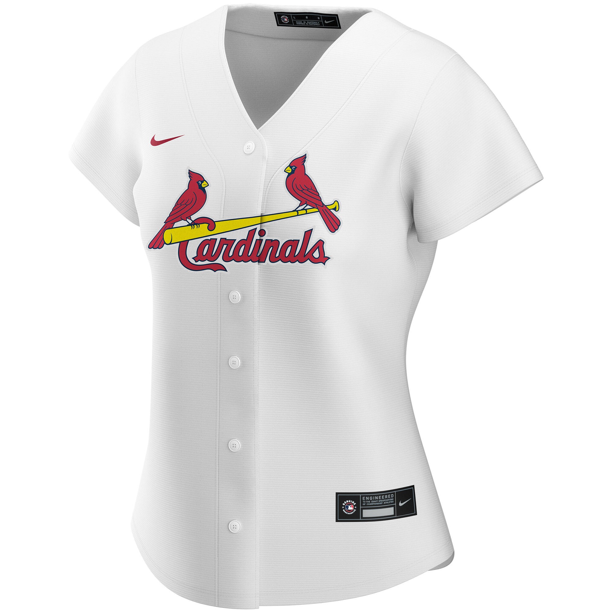 St. Louis Cardinals  Women's Home Replica Custom Jersey - White