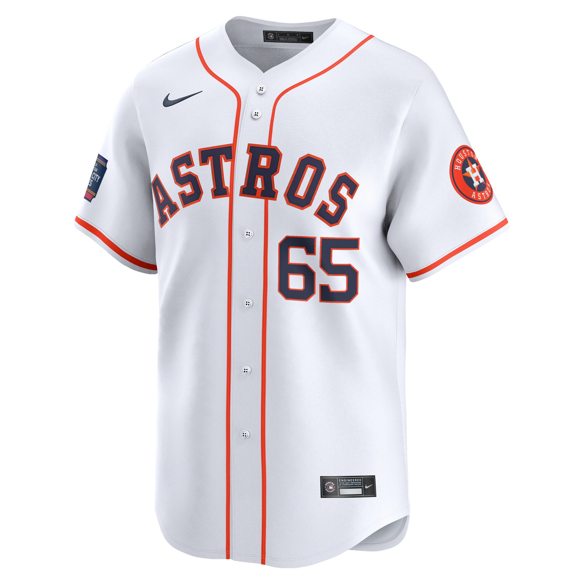 Jose Urquidy Houston Astros 2024 MLB World Tour Mexico City Series Home Limited Player Jersey - White