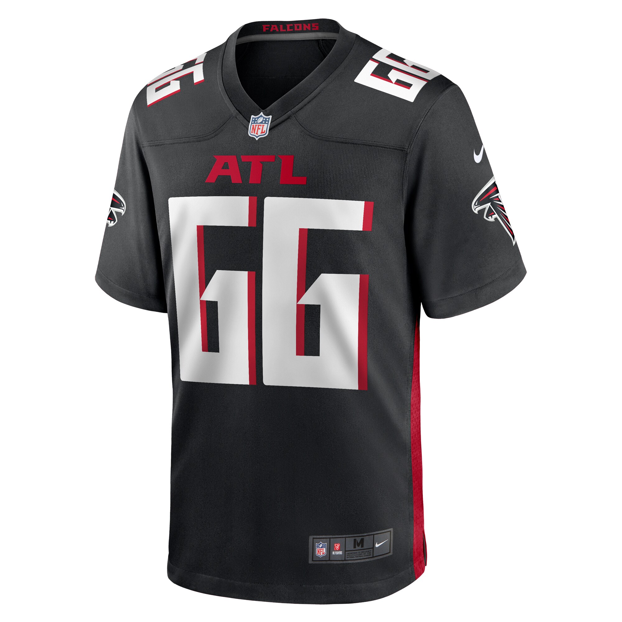 John Leglue Atlanta Falcons  Team Game Jersey -  Black
