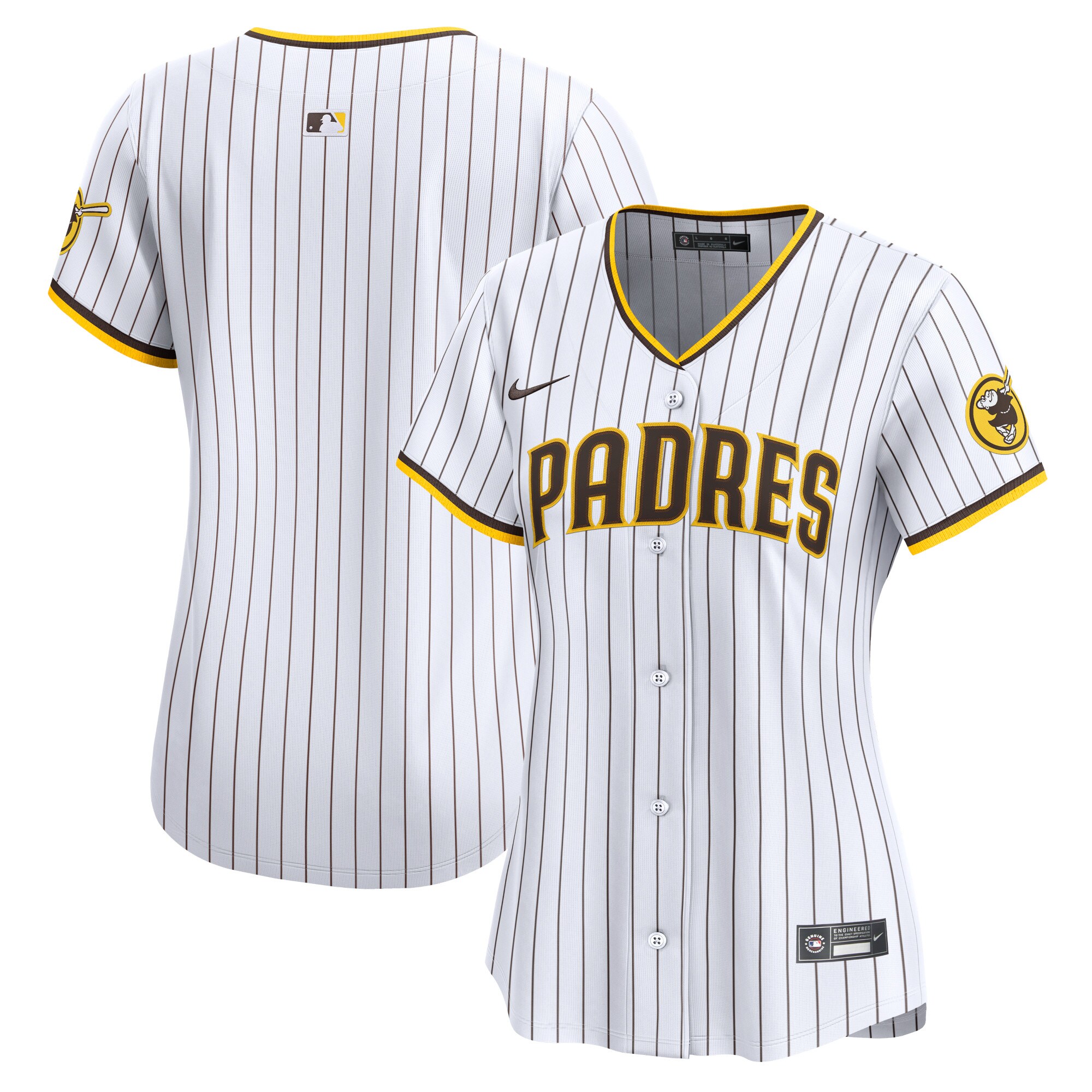 San Diego Padres  Women's Home Limited Jersey - White