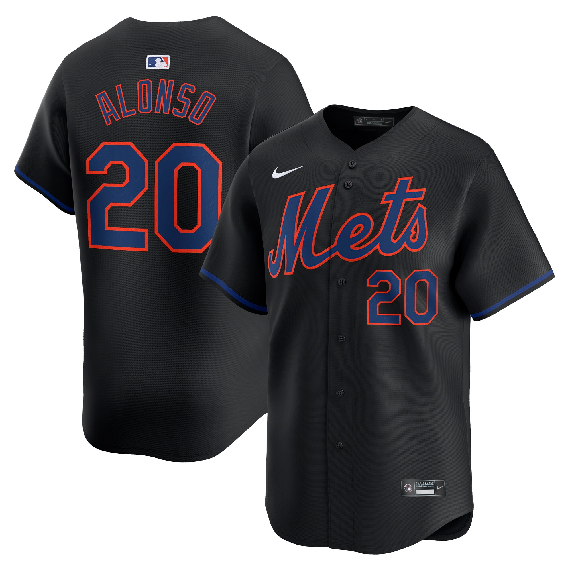 Pete Alonso New York Mets  Alternate Limited Player Jersey Black