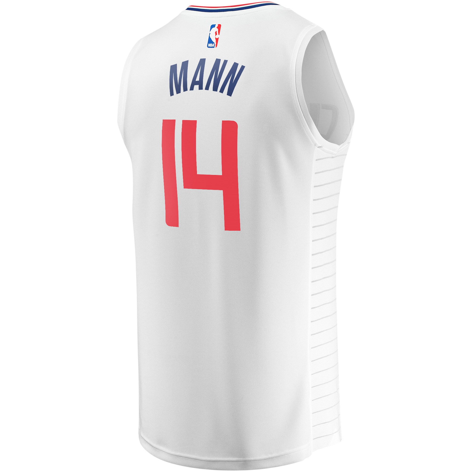 Terance Mann LA Clippers Fanatics Youth Fast Break Player Jersey - Association Edition - White