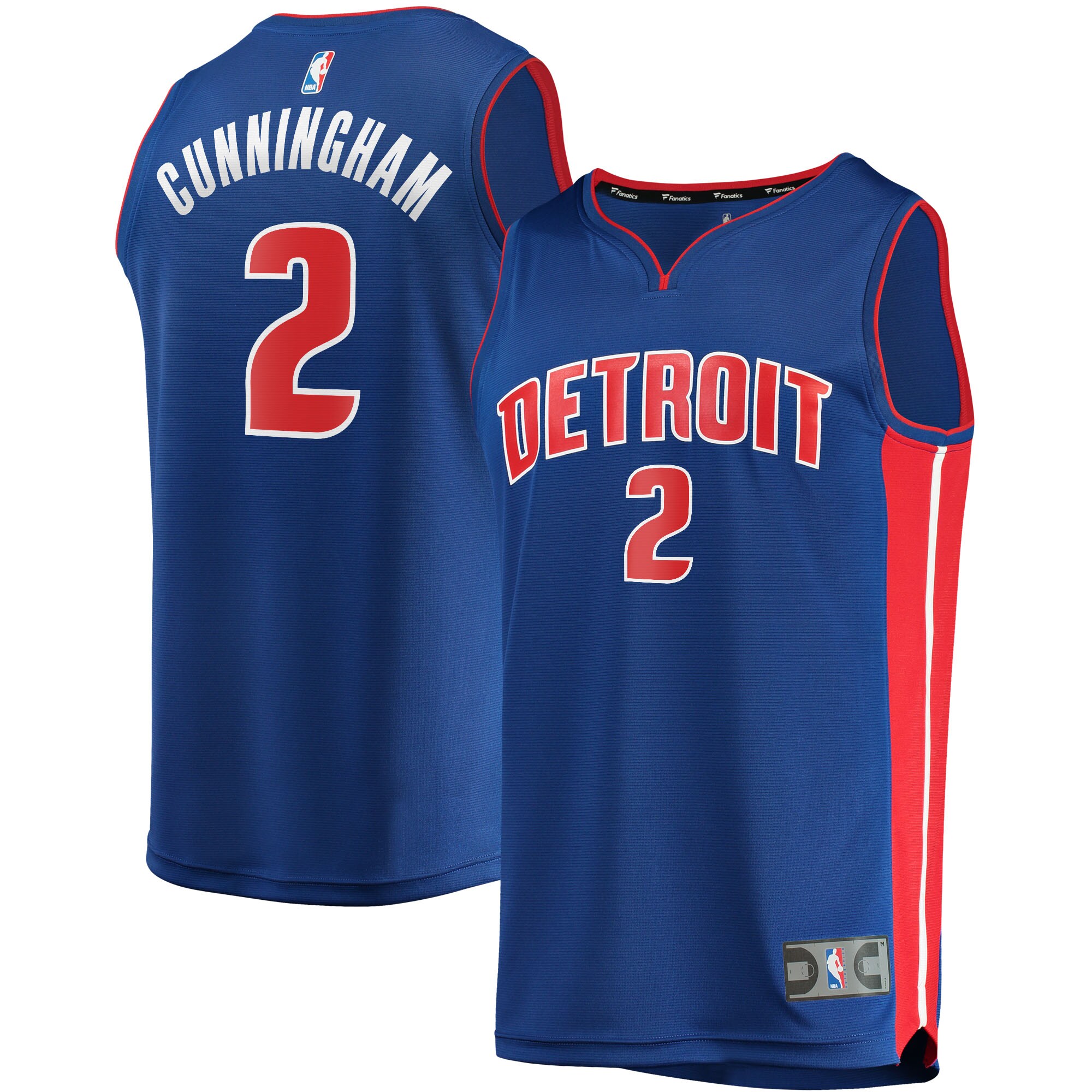 Cade Cunningham Detroit Pistons Fanatics Youth 2021\/22 Fast Break Replica Jersey - Icon Edition - Blue