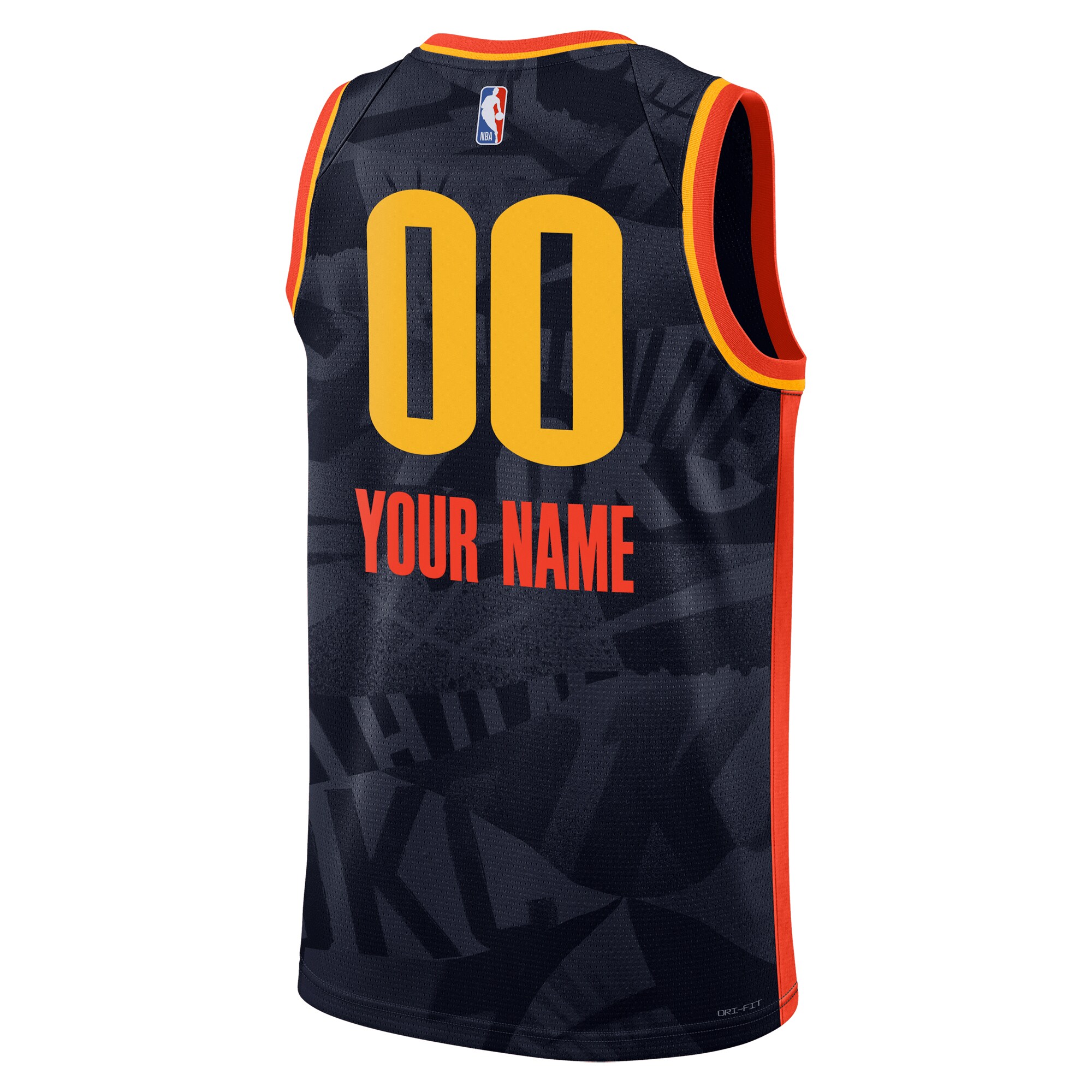 Oklahoma City Thunder  Unisex 2023\/24 Custom Swingman Jersey - Navy - City Edition