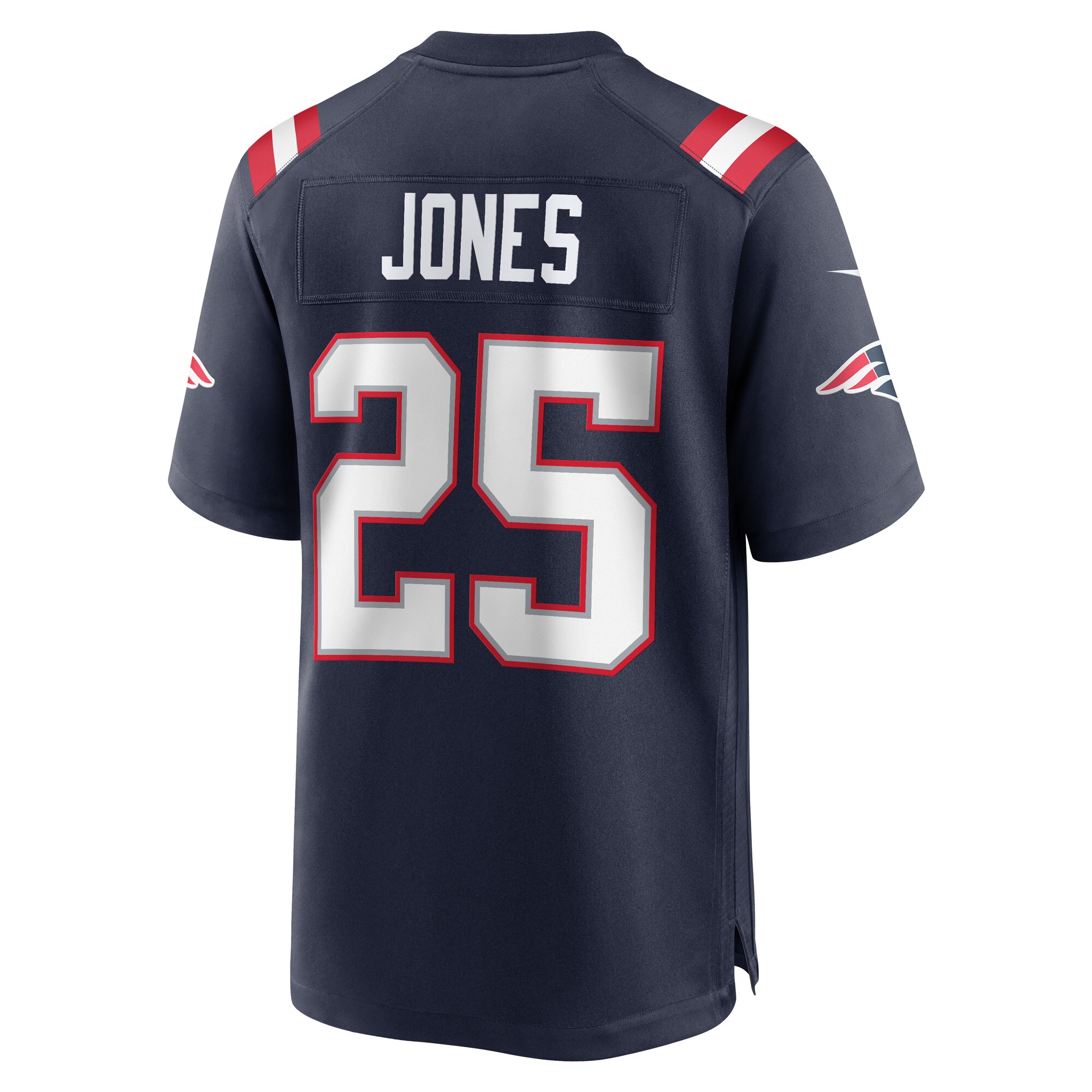 Marcus Jones New England Patriots  Game Player Jersey - Navy