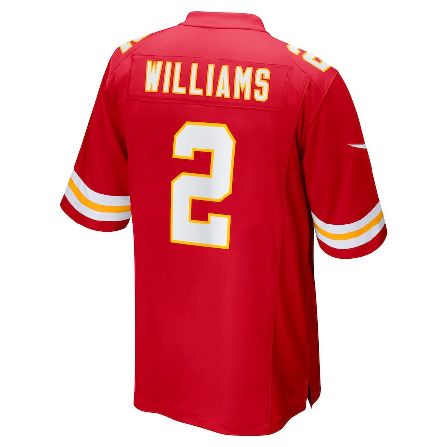Joshua Williams #2 Kansas City Chiefs Super Bowl LIX Jersey - Men's - Red