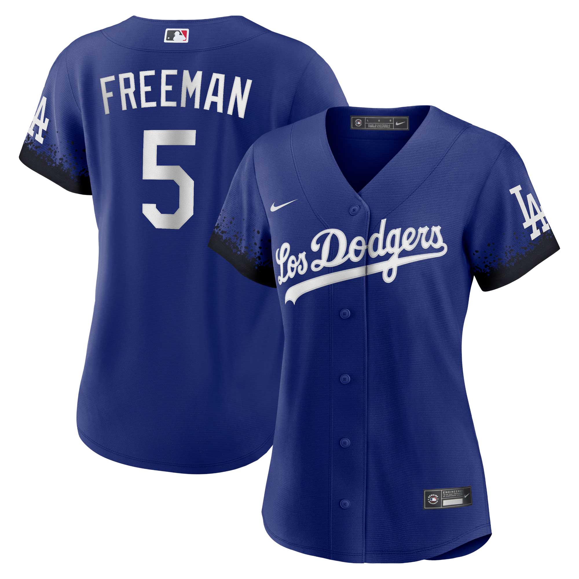 Freddie Freeman Los Angeles Dodgers Women's City Connect Replica Player Jersey - Royal