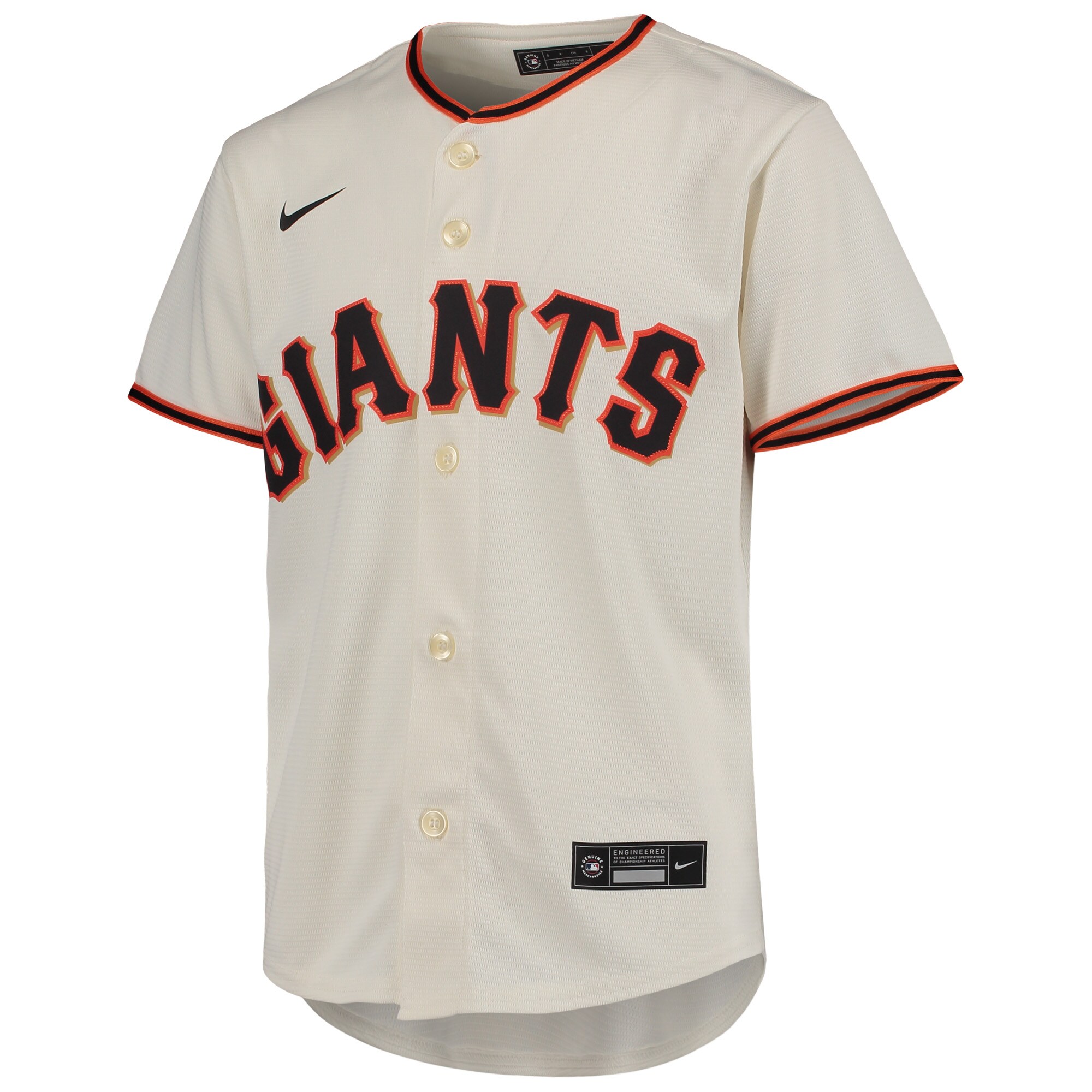 Mike Yastrzemski San Francisco Giants Youth Alternate Replica Player Jersey - Cream