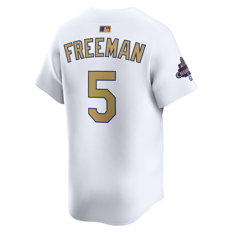 Freddie Freeman Los Angeles Dodgers Home 2025 Gold Collection Limited Jersey